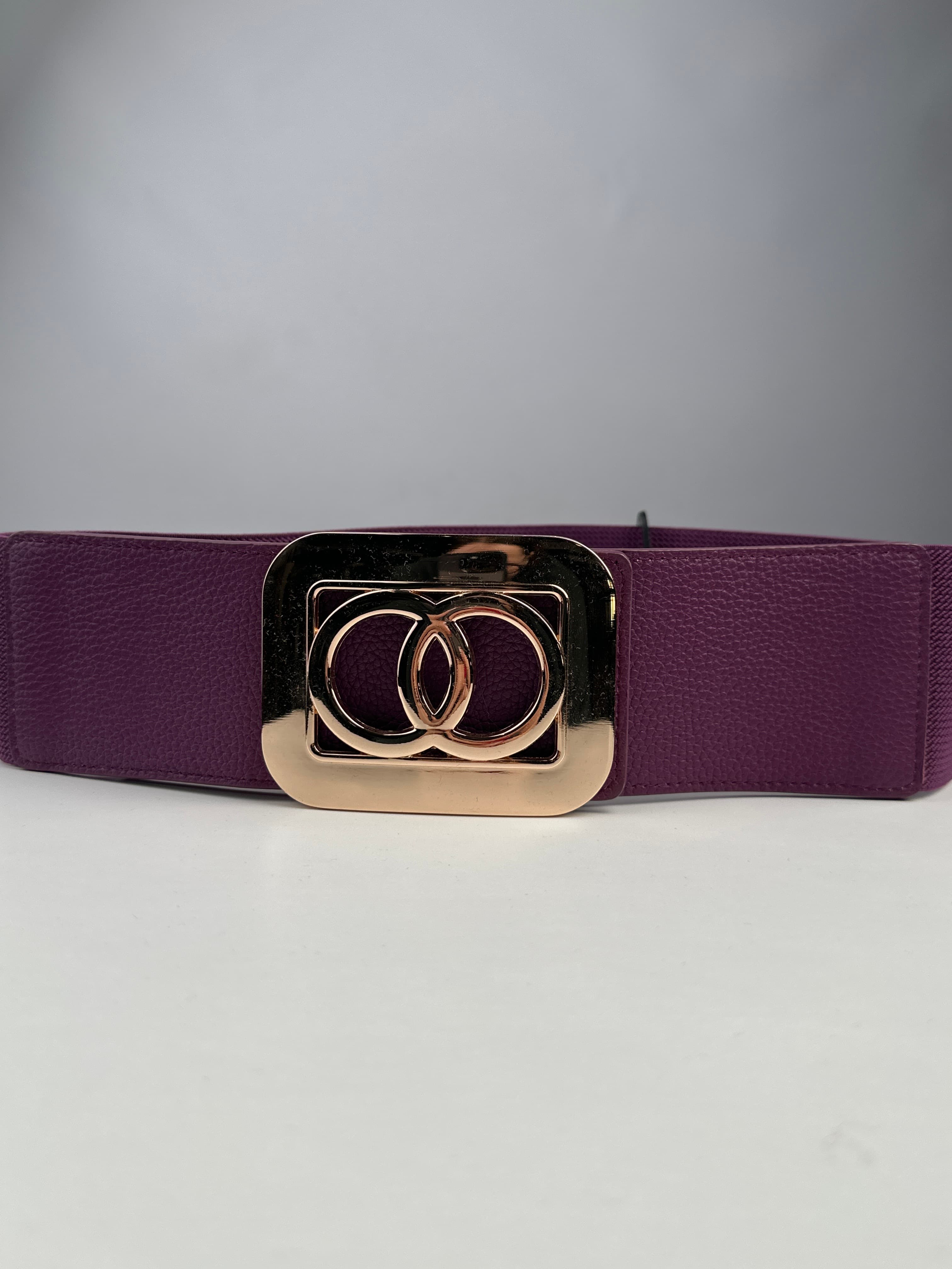 Pasek dwa koła fioletowy