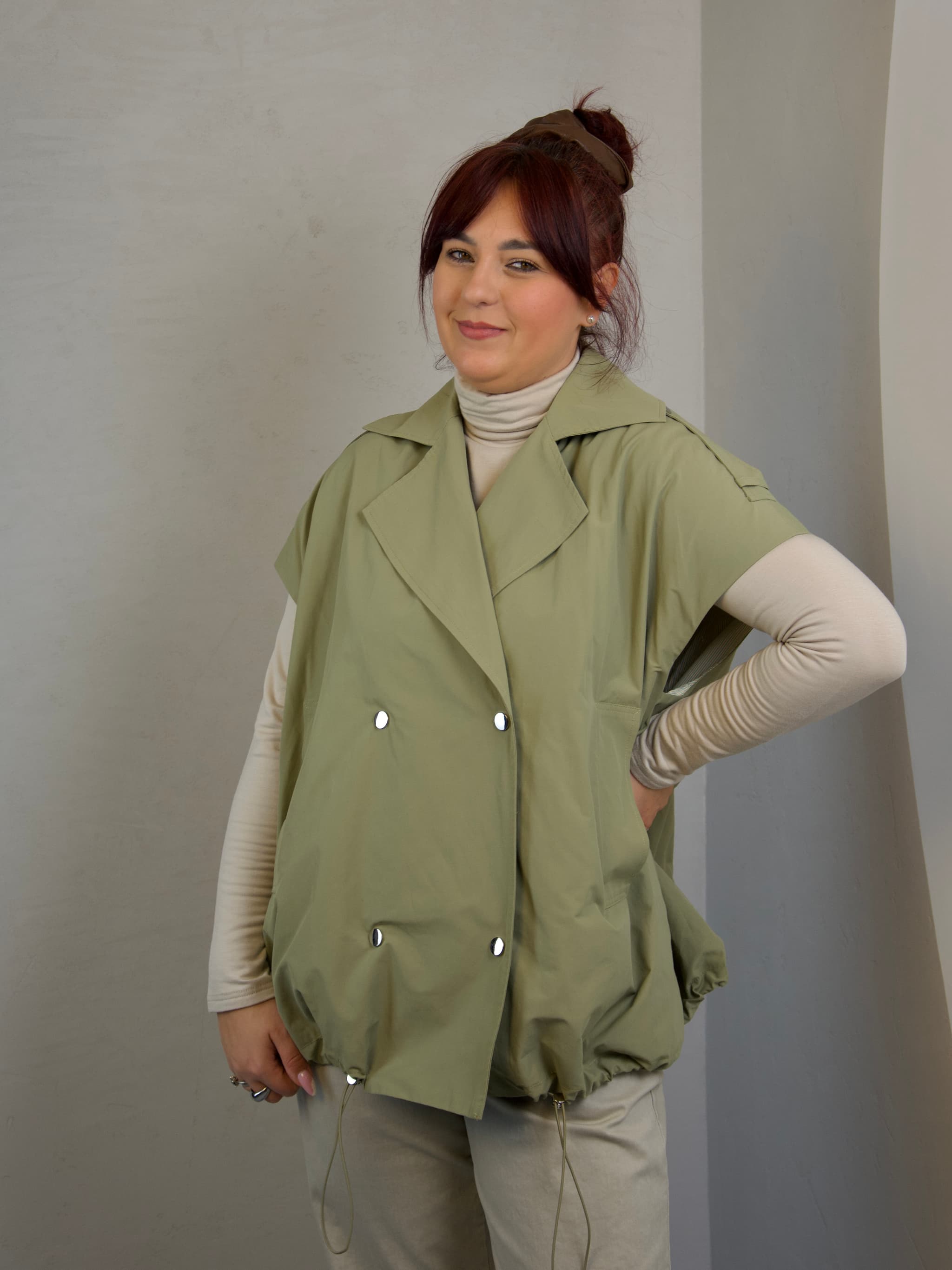 Oversized vest