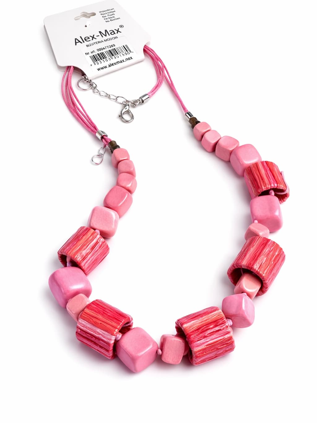 Wisior Alex Max różowy