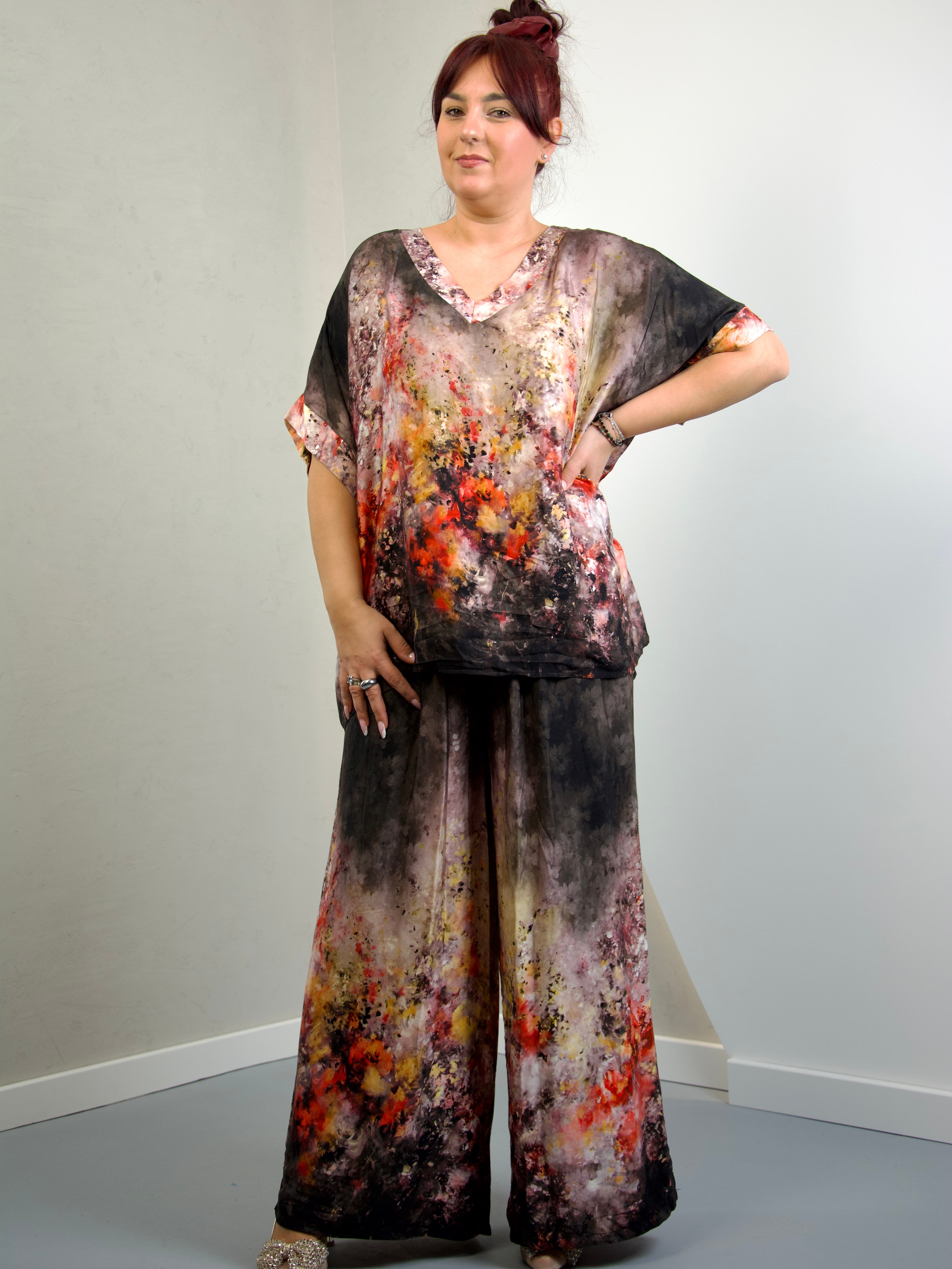 Floral viscose set