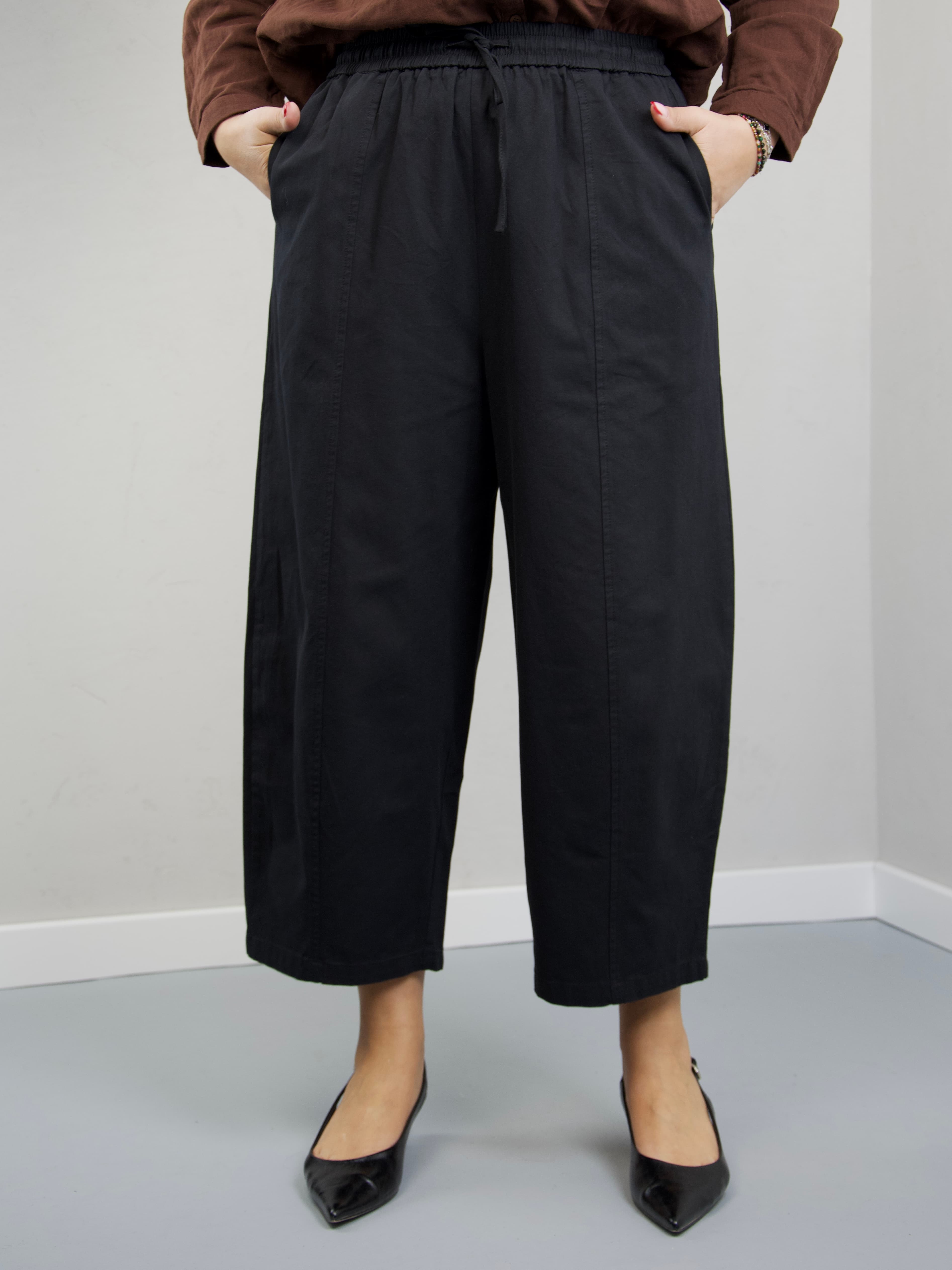 Spodnie z przeszyciami