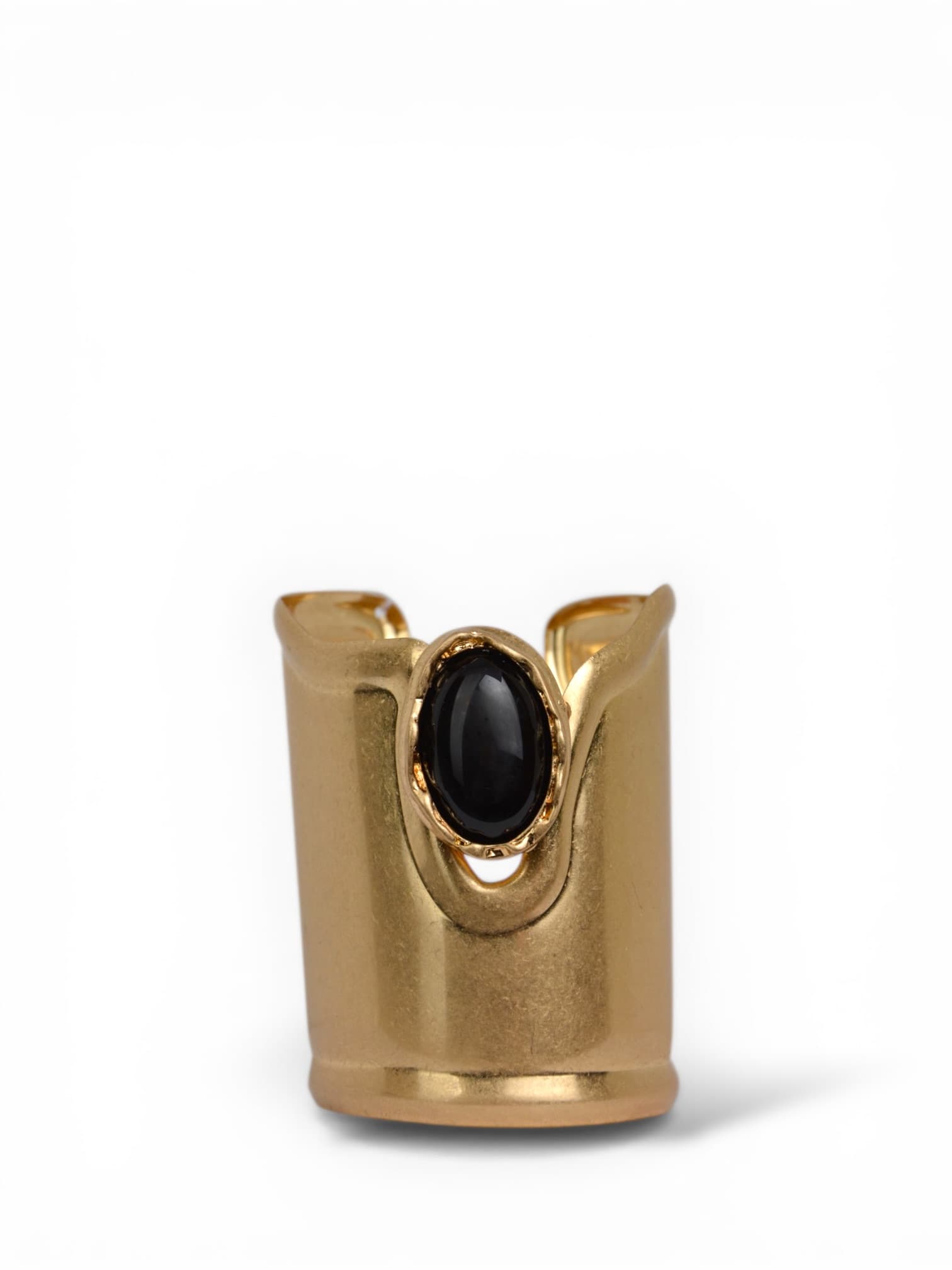 Bransoletka nakładana  z kamieniem