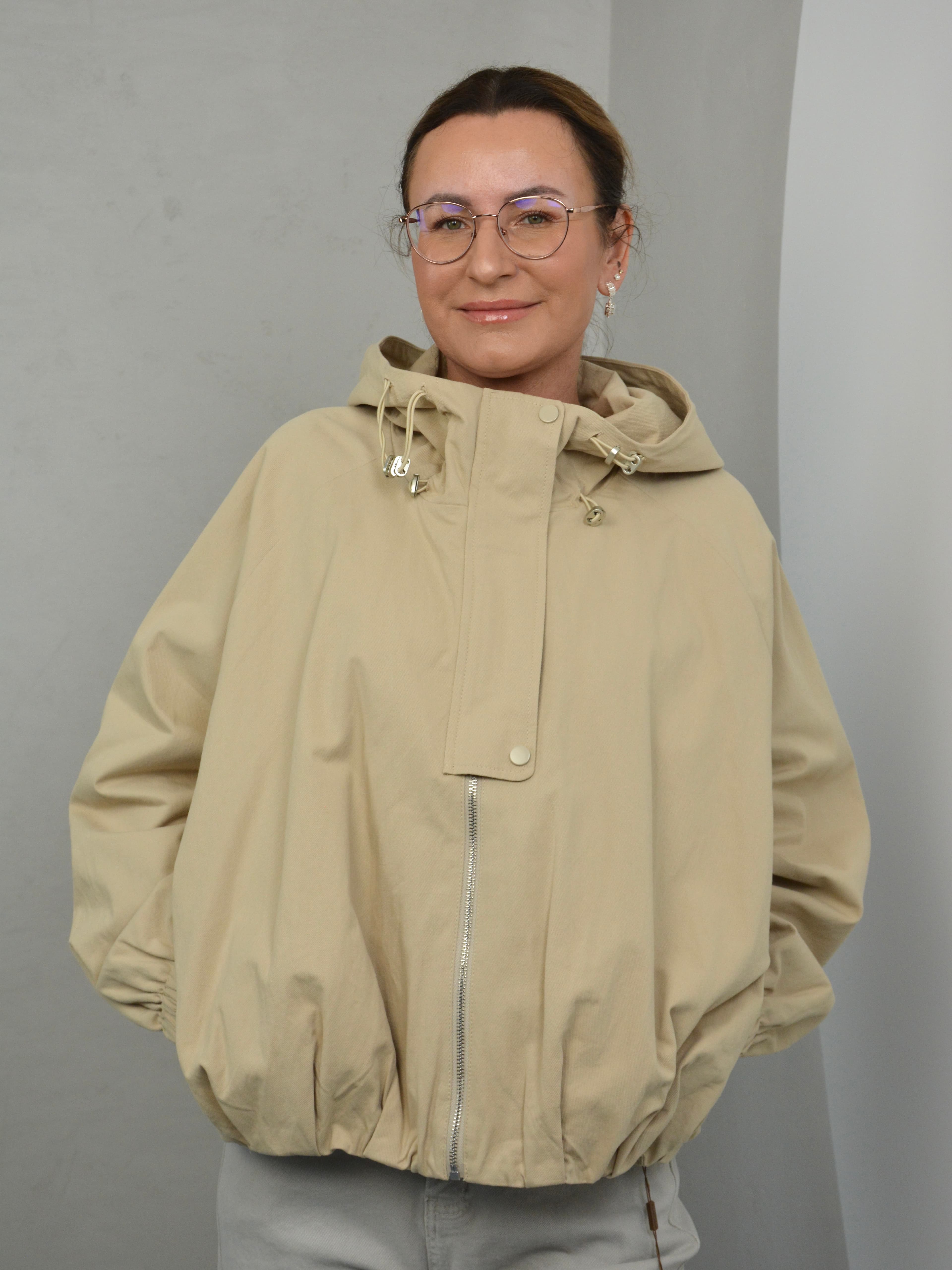 Kurtka bomberka oversize