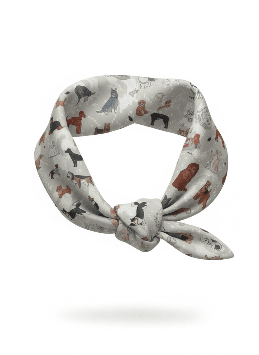 Gawroszka z pieskami półtransparentna