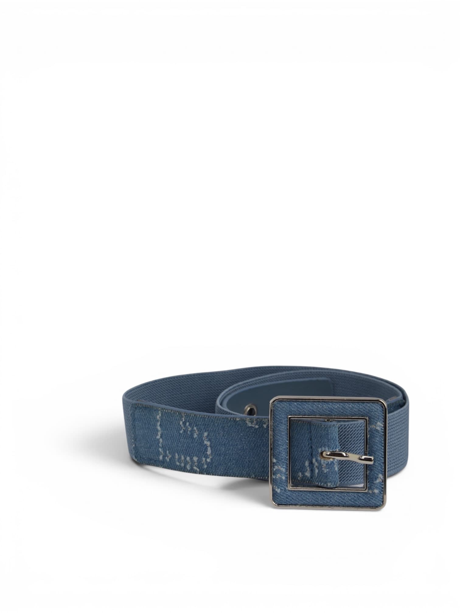 Pasek jeansowy cienki