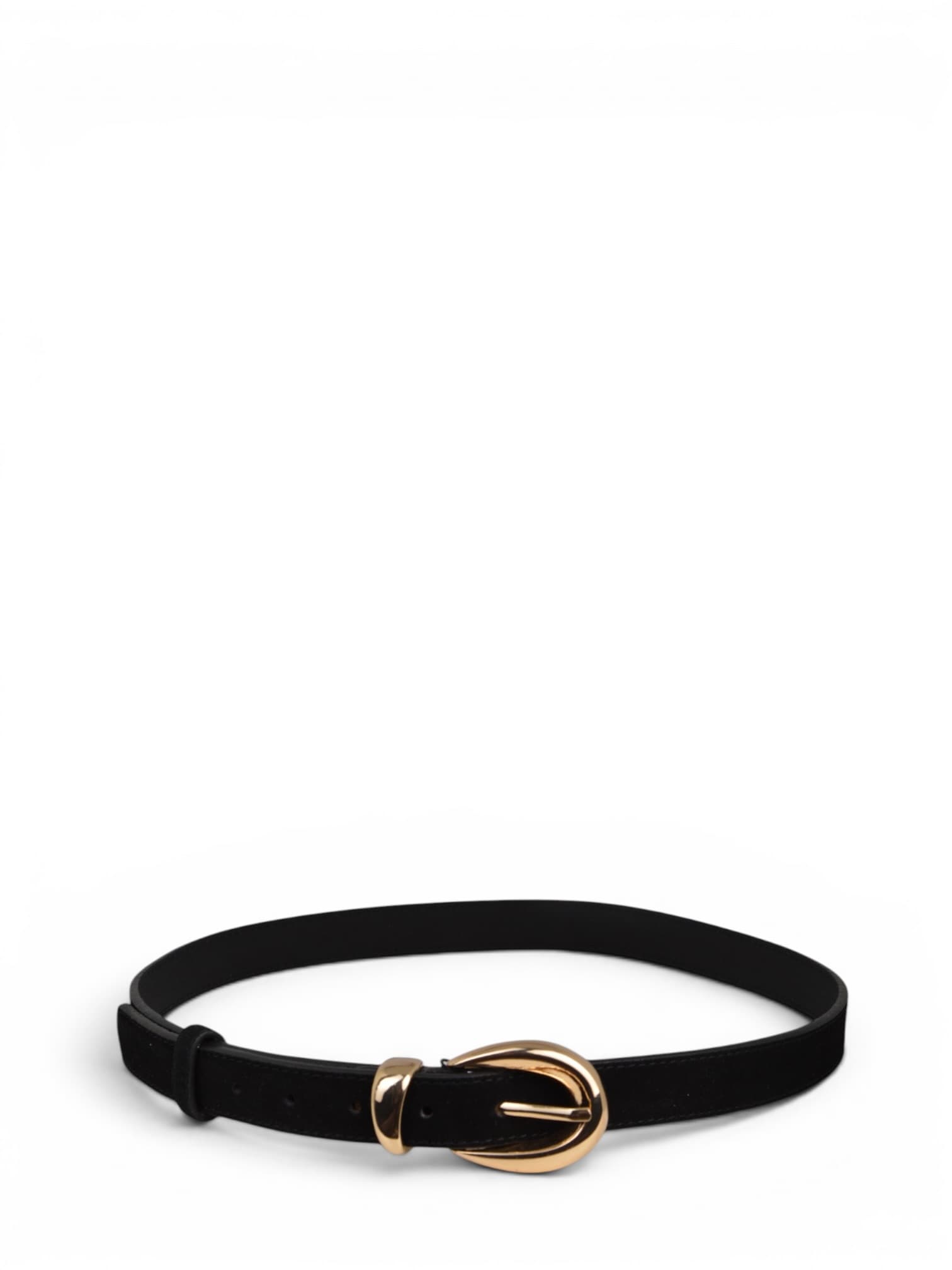 Pasek skórzany zamszowy