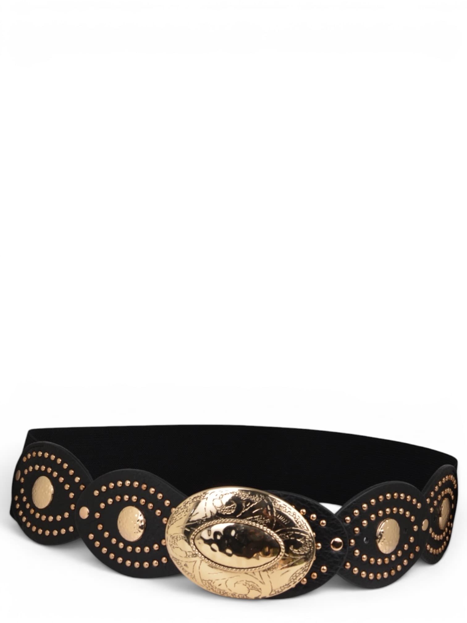 Pasek z ozdobnymi klamrami