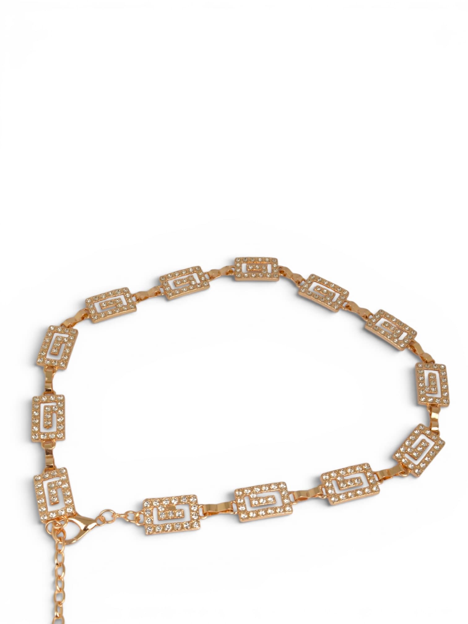 Pasek łańcuszek grecki wzór