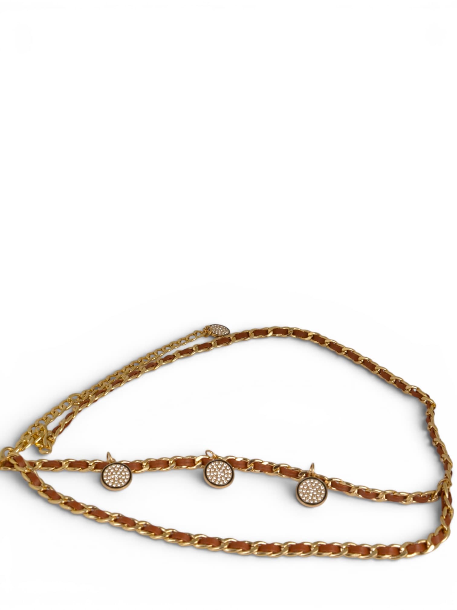 Pasek z ozdobnymi monetkami