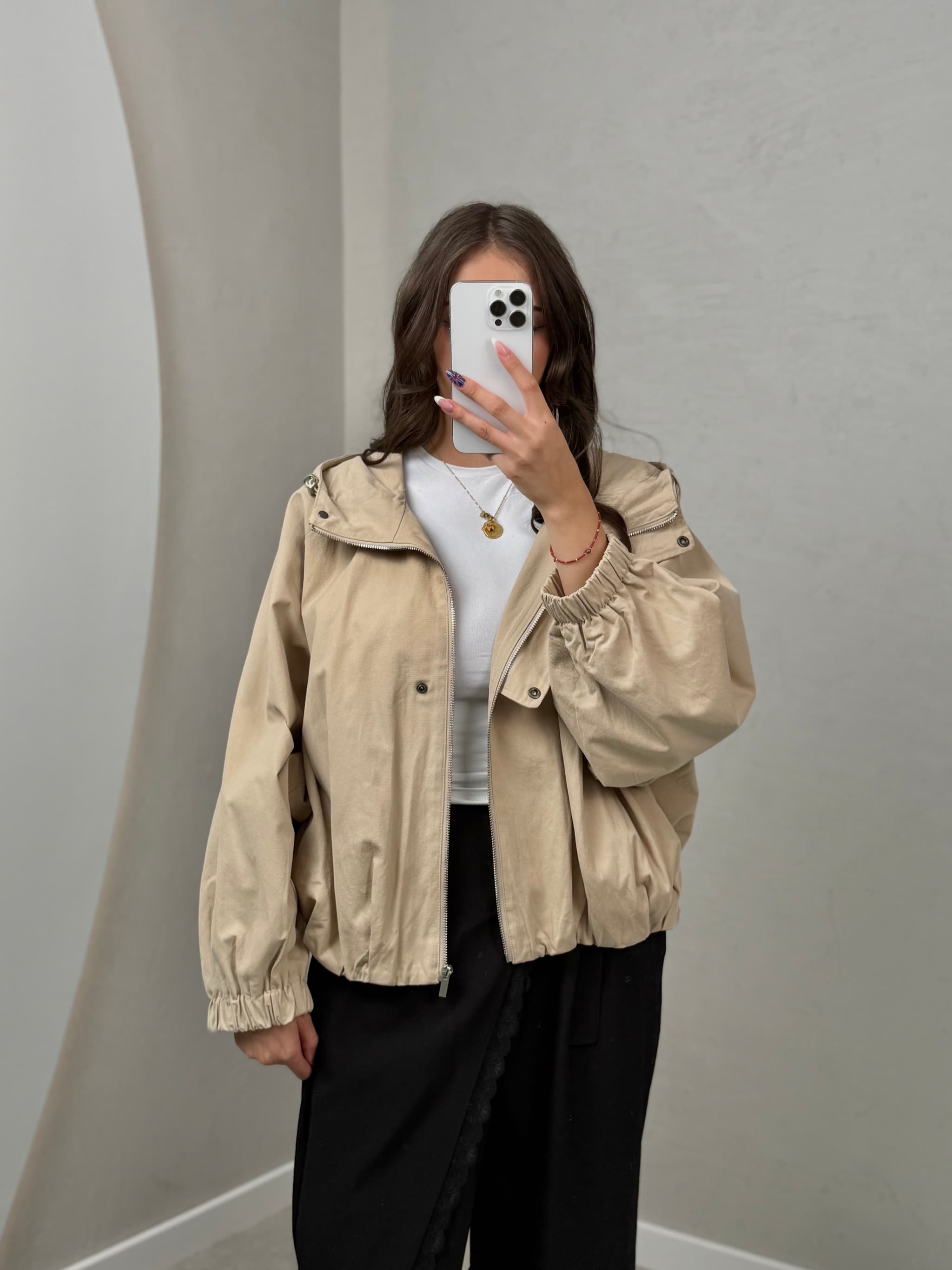 Kurtka bomberka oversize