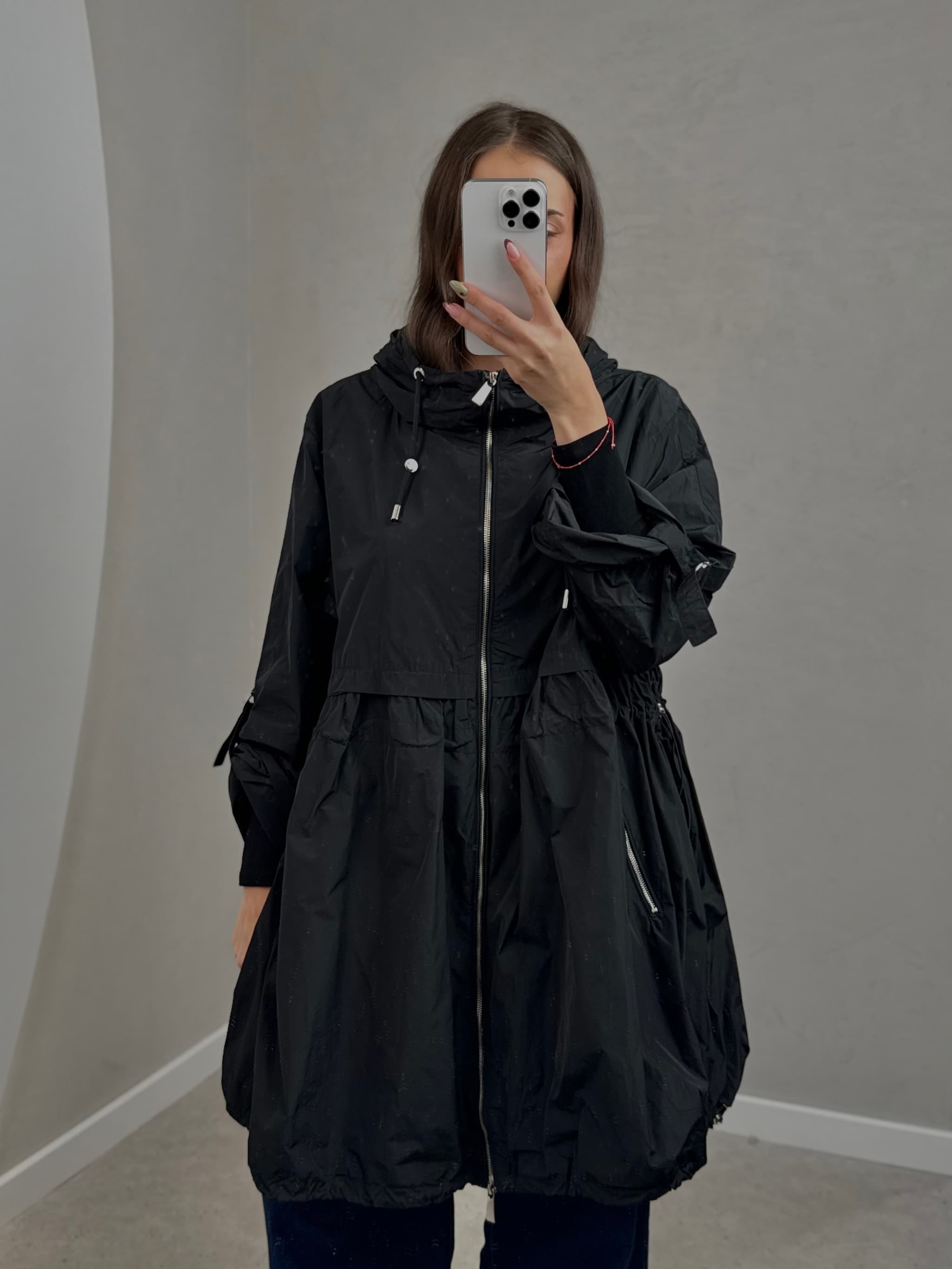 Kurtka parka czarna