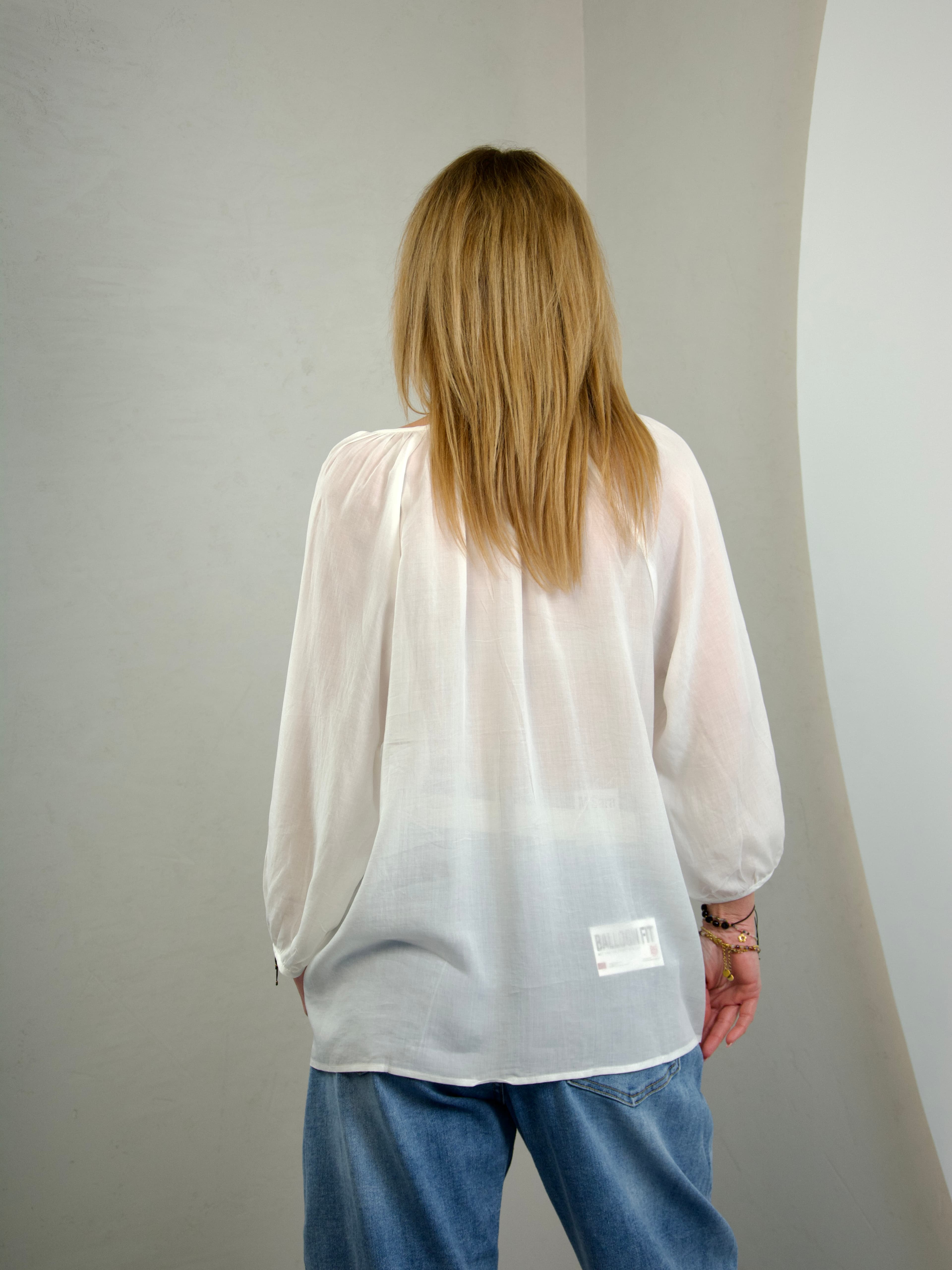 Bluzka mgiełka 3/4 rękaw