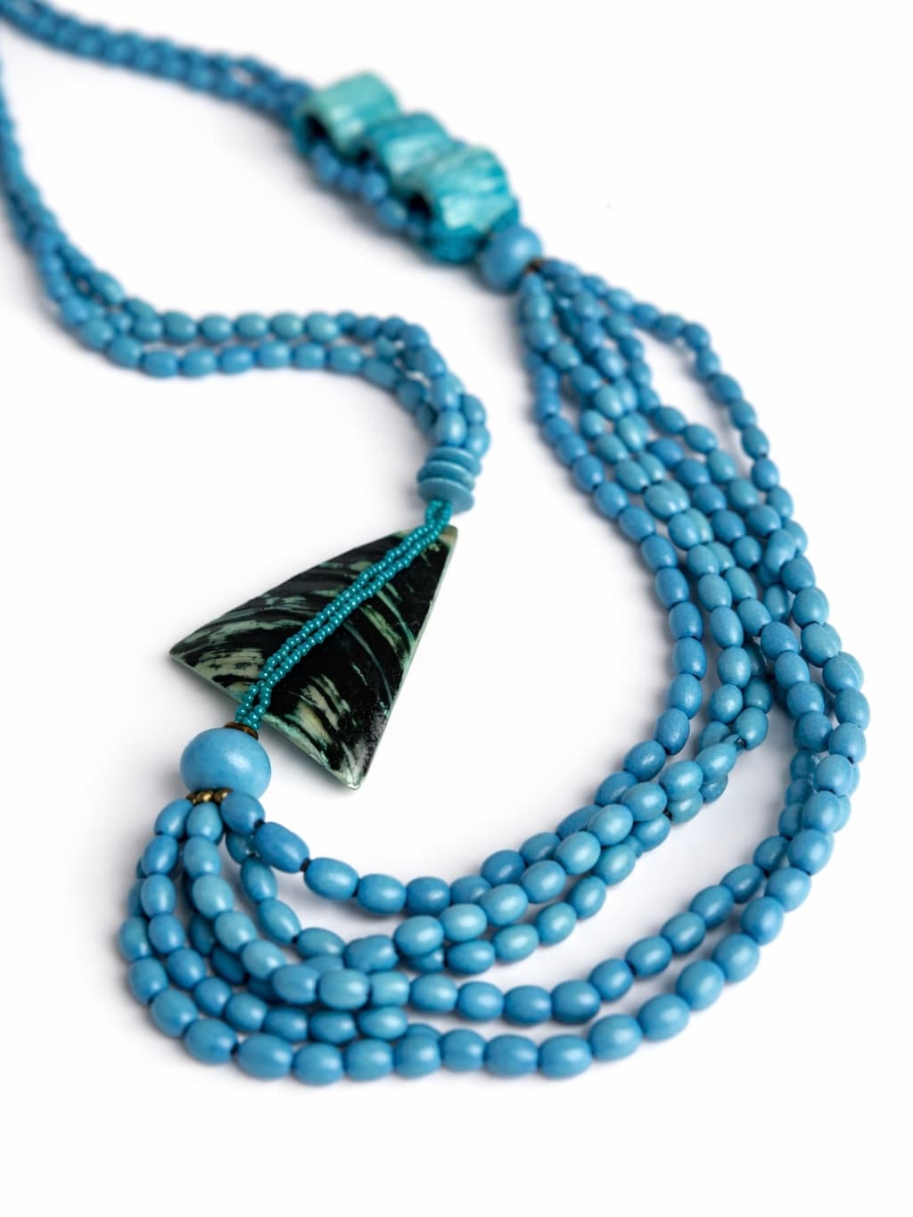 Wisior Alex Max niebieski żywica