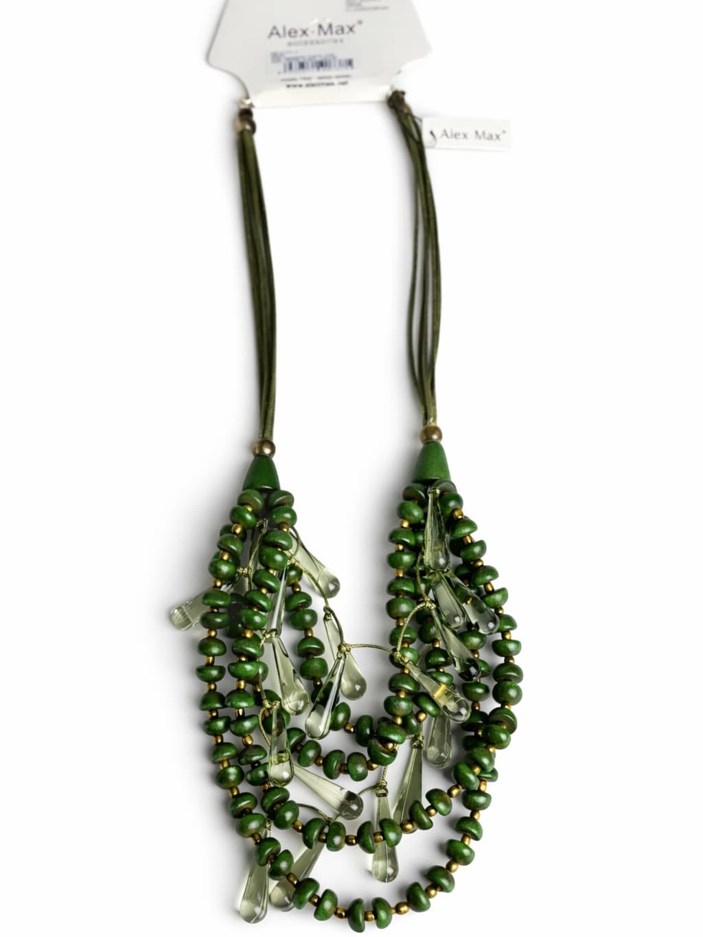 Wisior korale zielone Alex Max
