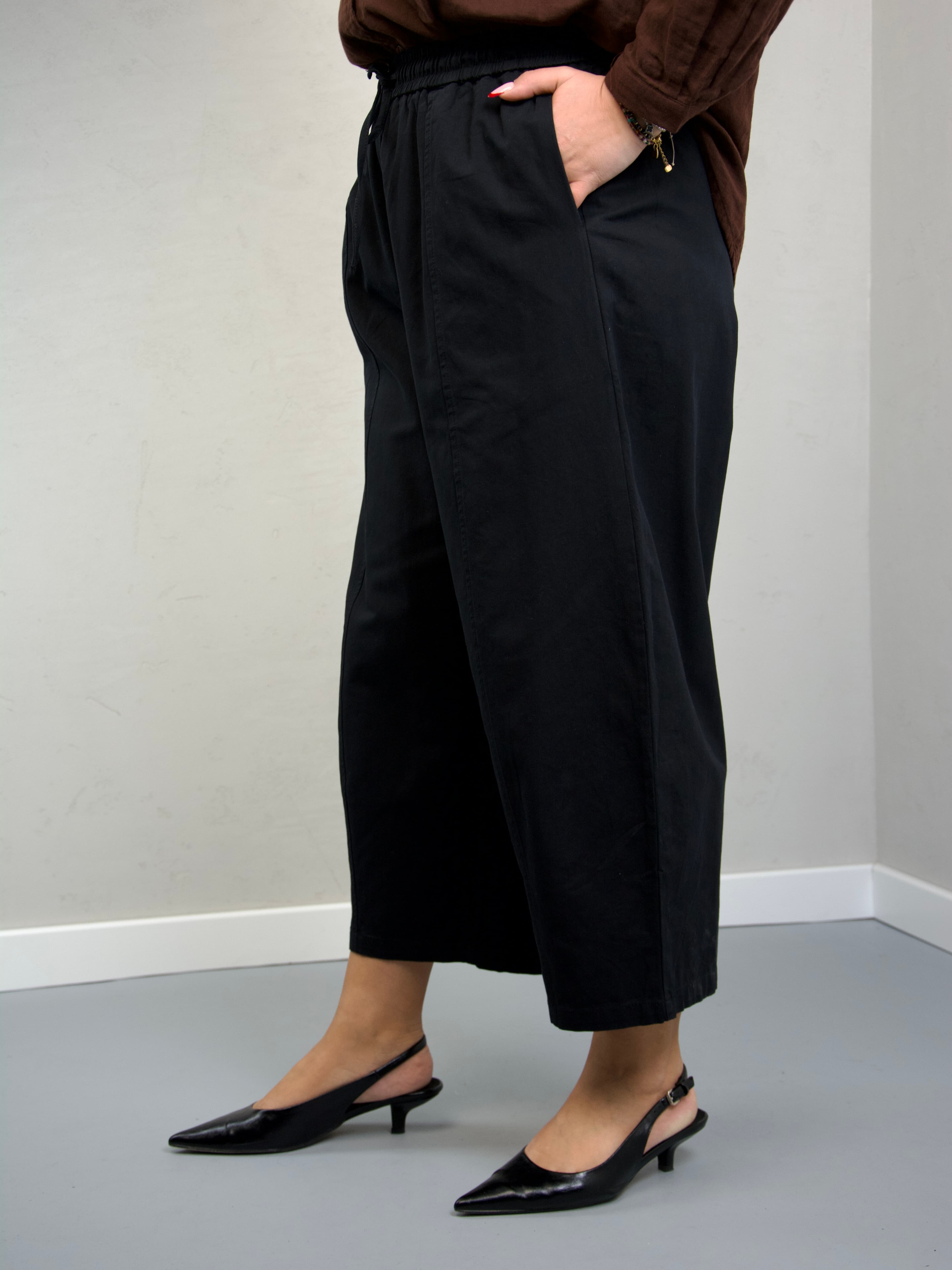 Spodnie z przeszyciami