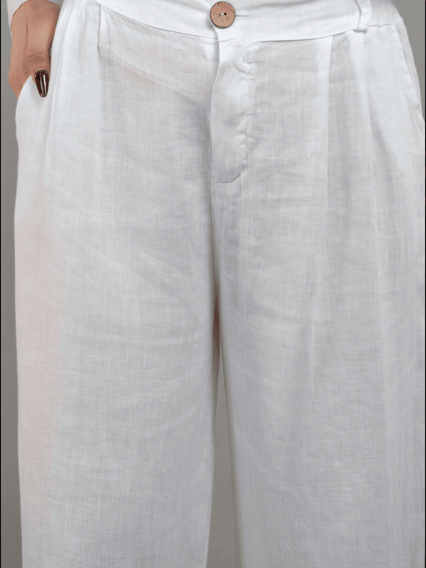 Spodnie lniane