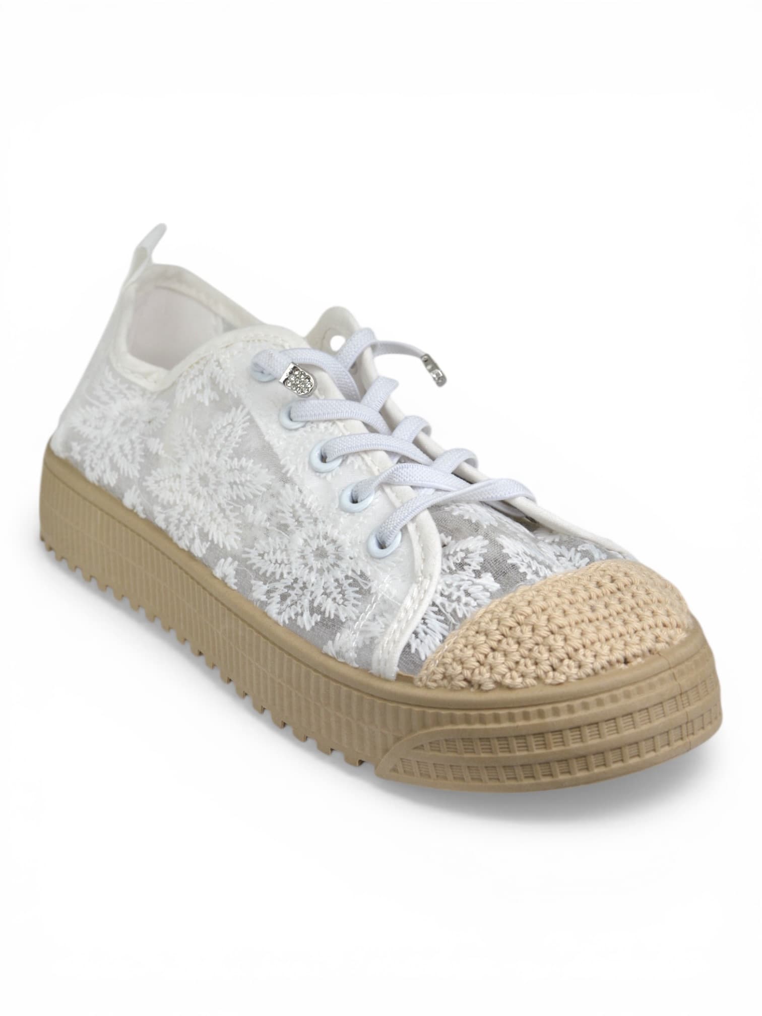 Buty z koronką BIAŁE