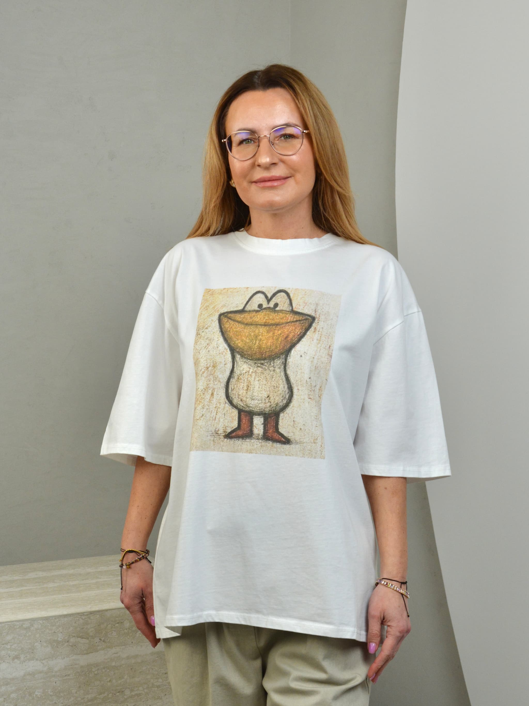 T-shirt z gęsią