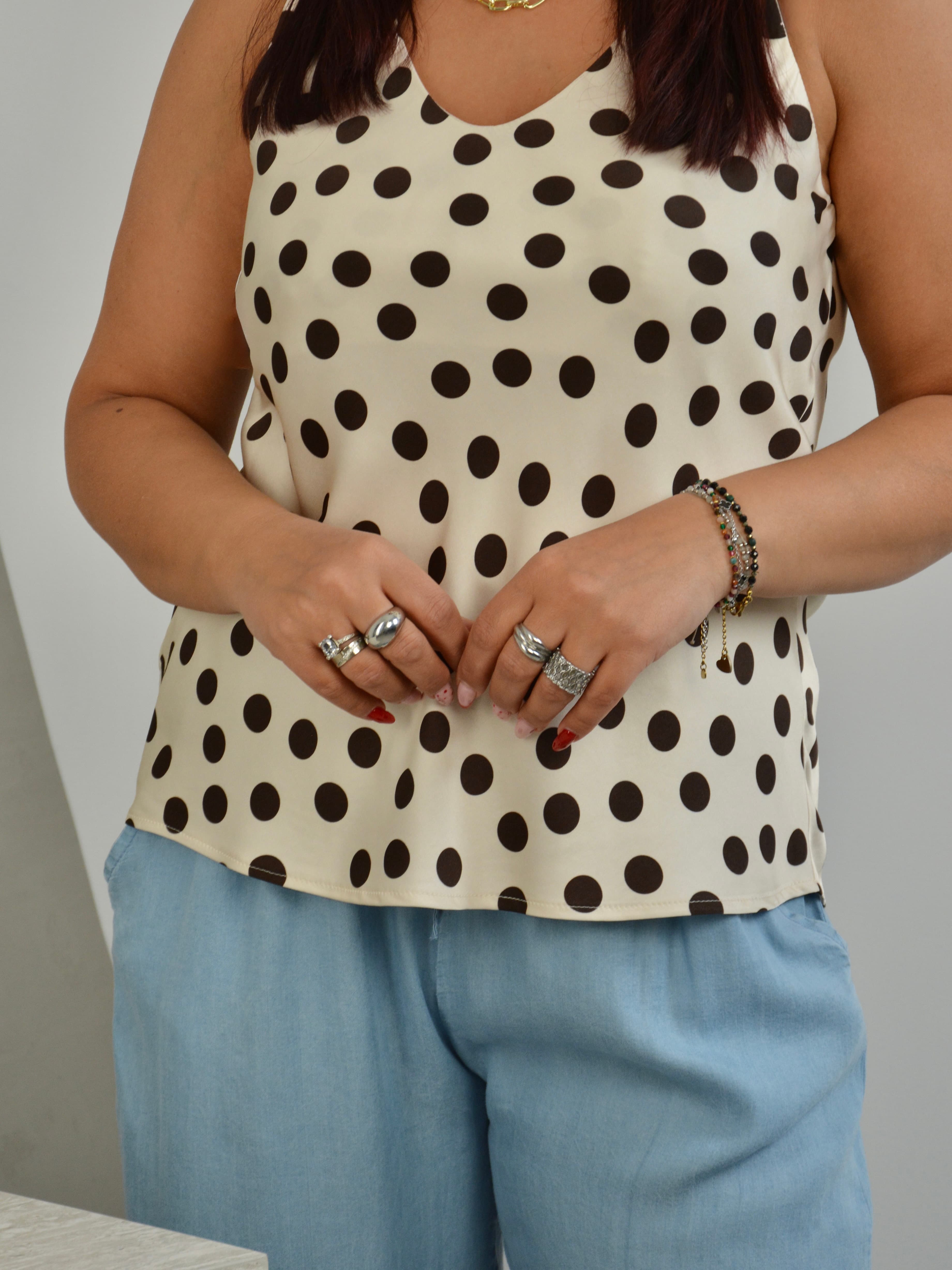 Bluzka w kropki