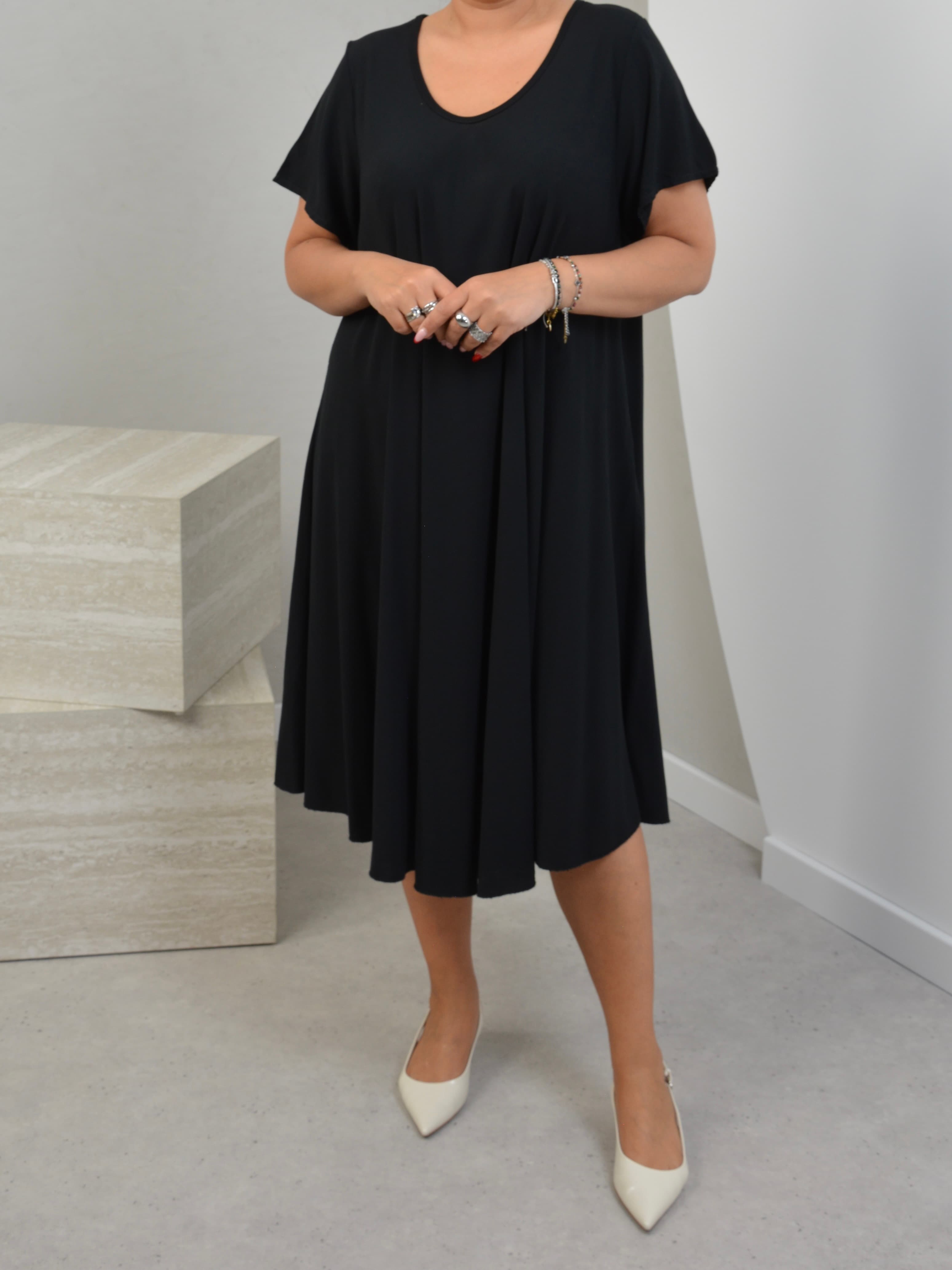 Sukienka szyta ,,z koła"