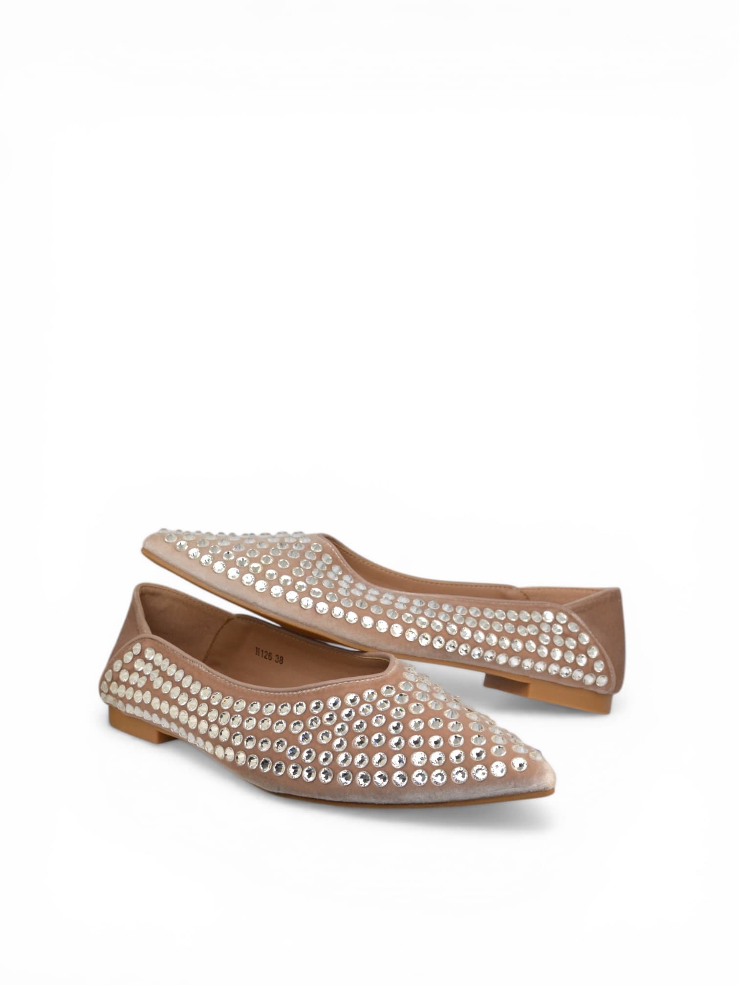 Baleriny cyrkonowe ze szpicem FANGO