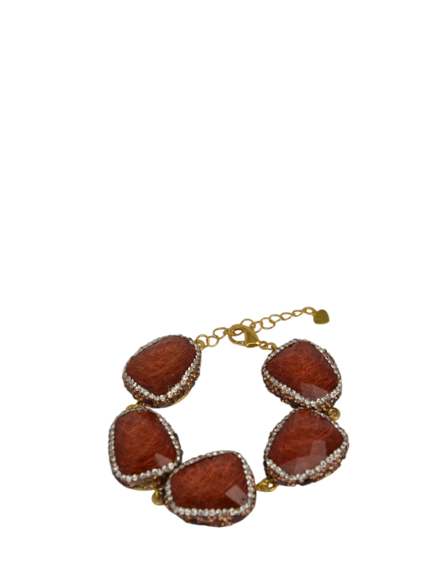 Bransoletka z kamieniami naturalnymi z cyrkoniami