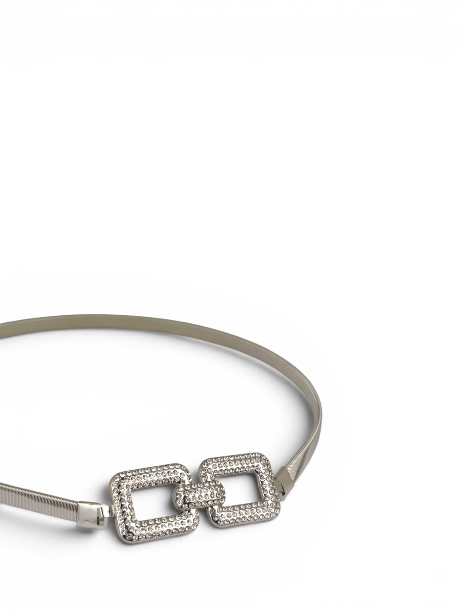 Pasek sprężynka klamra cyrkonie