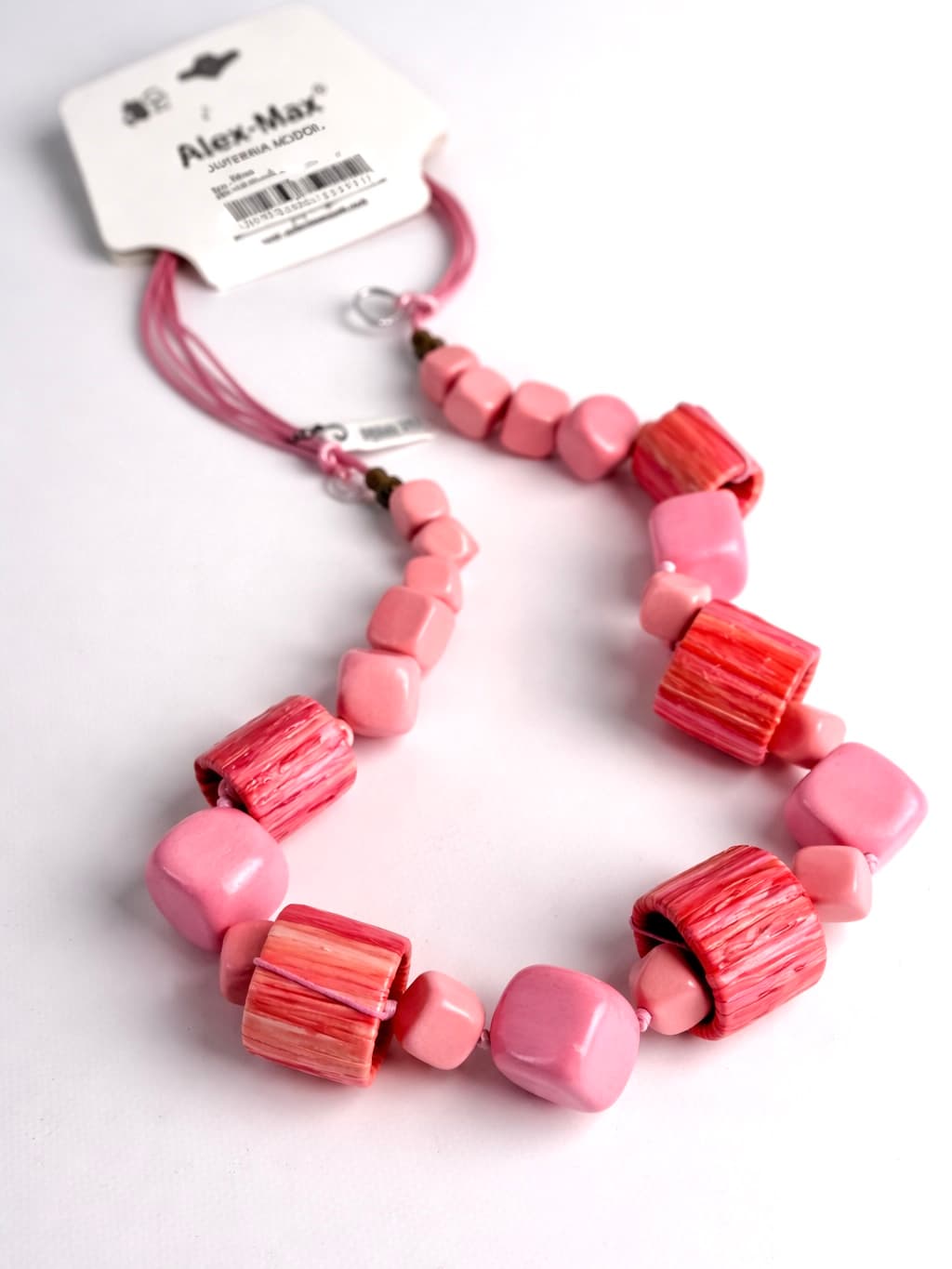 Wisior Alex Max różowy