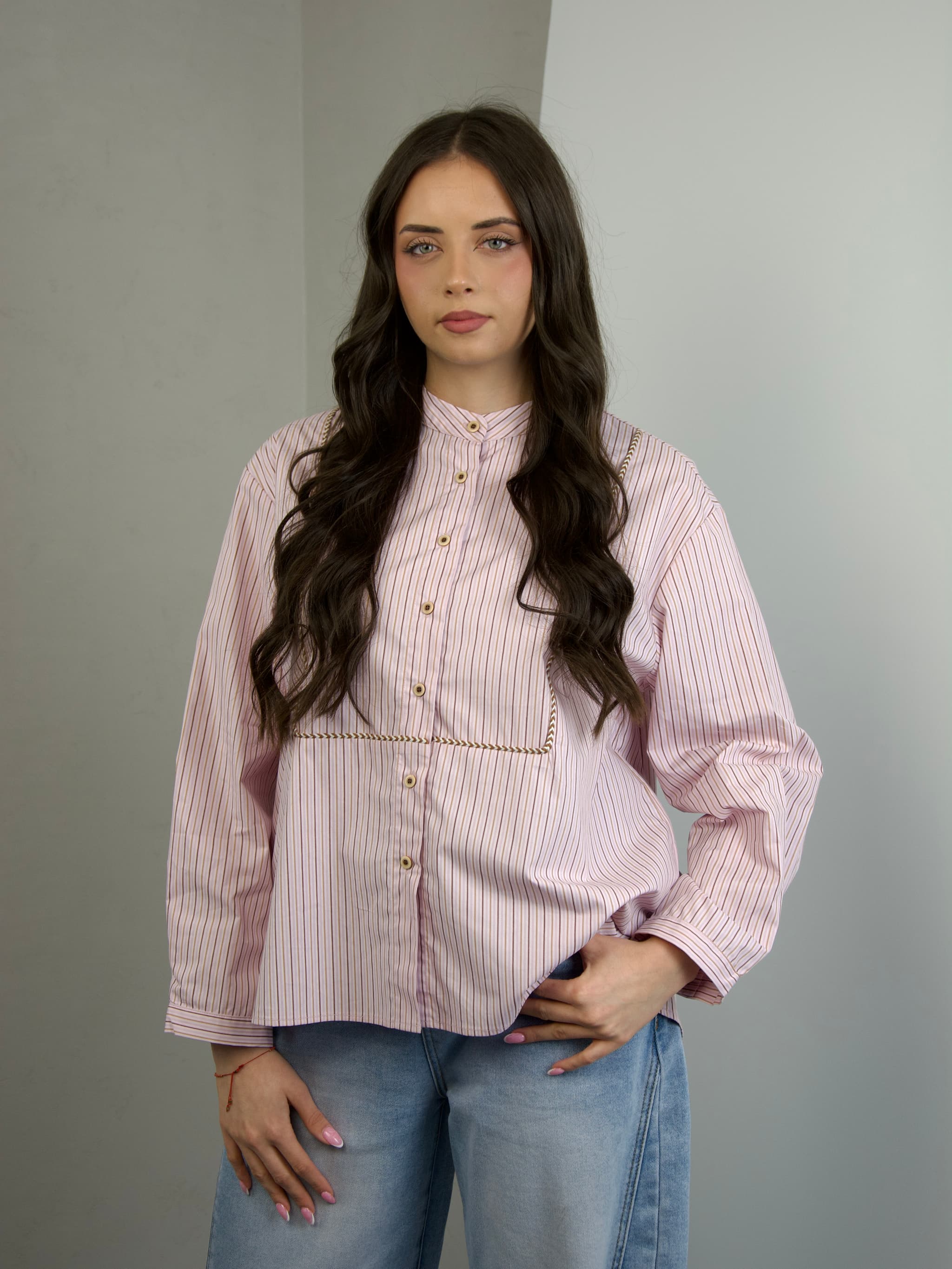Gioya striped shirt