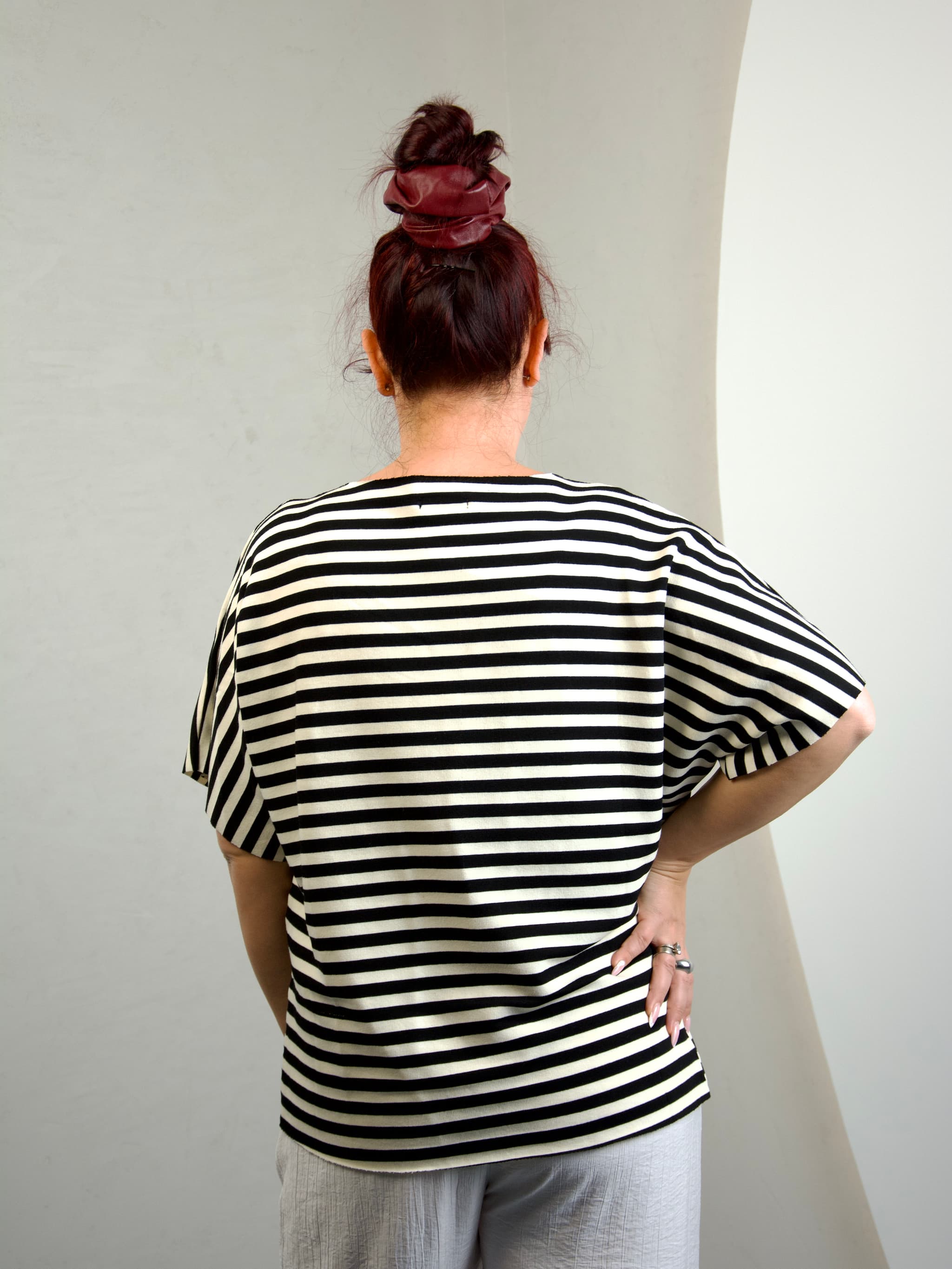 T-shirt w paski