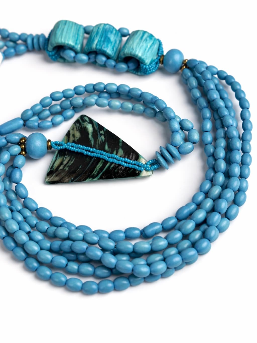 Wisior Alex Max niebieski żywica