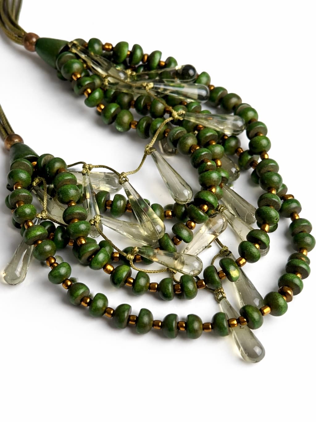 Wisior korale zielone Alex Max