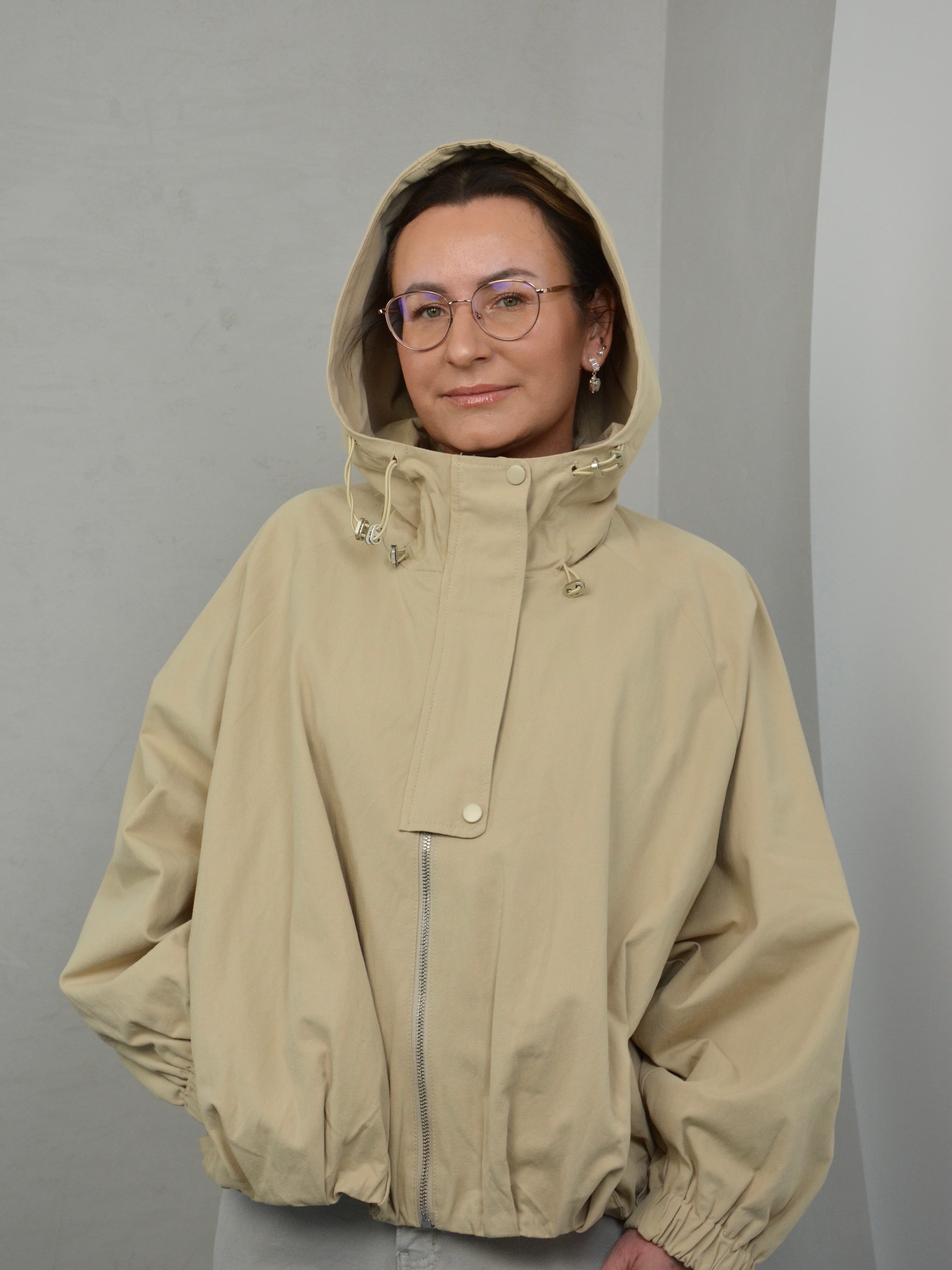 Kurtka bomberka oversize