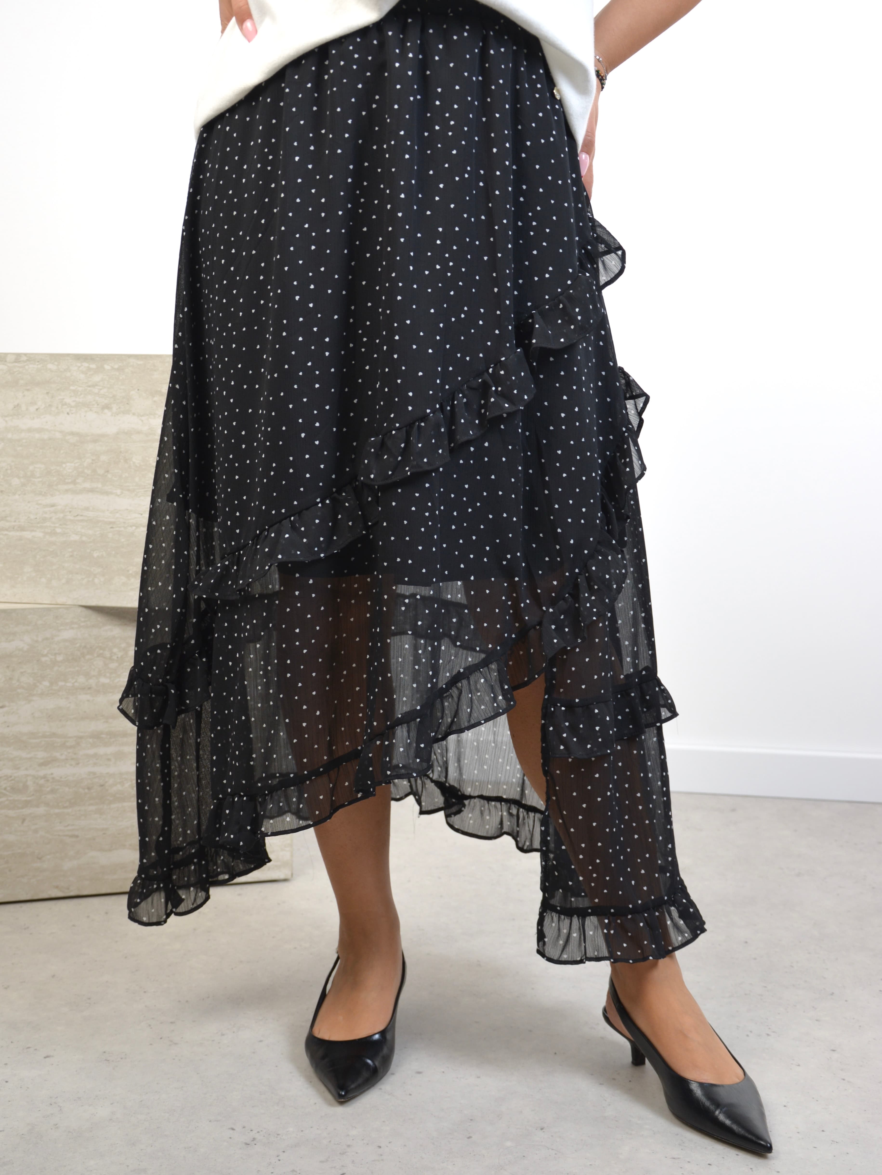 Spódnica w serduszka