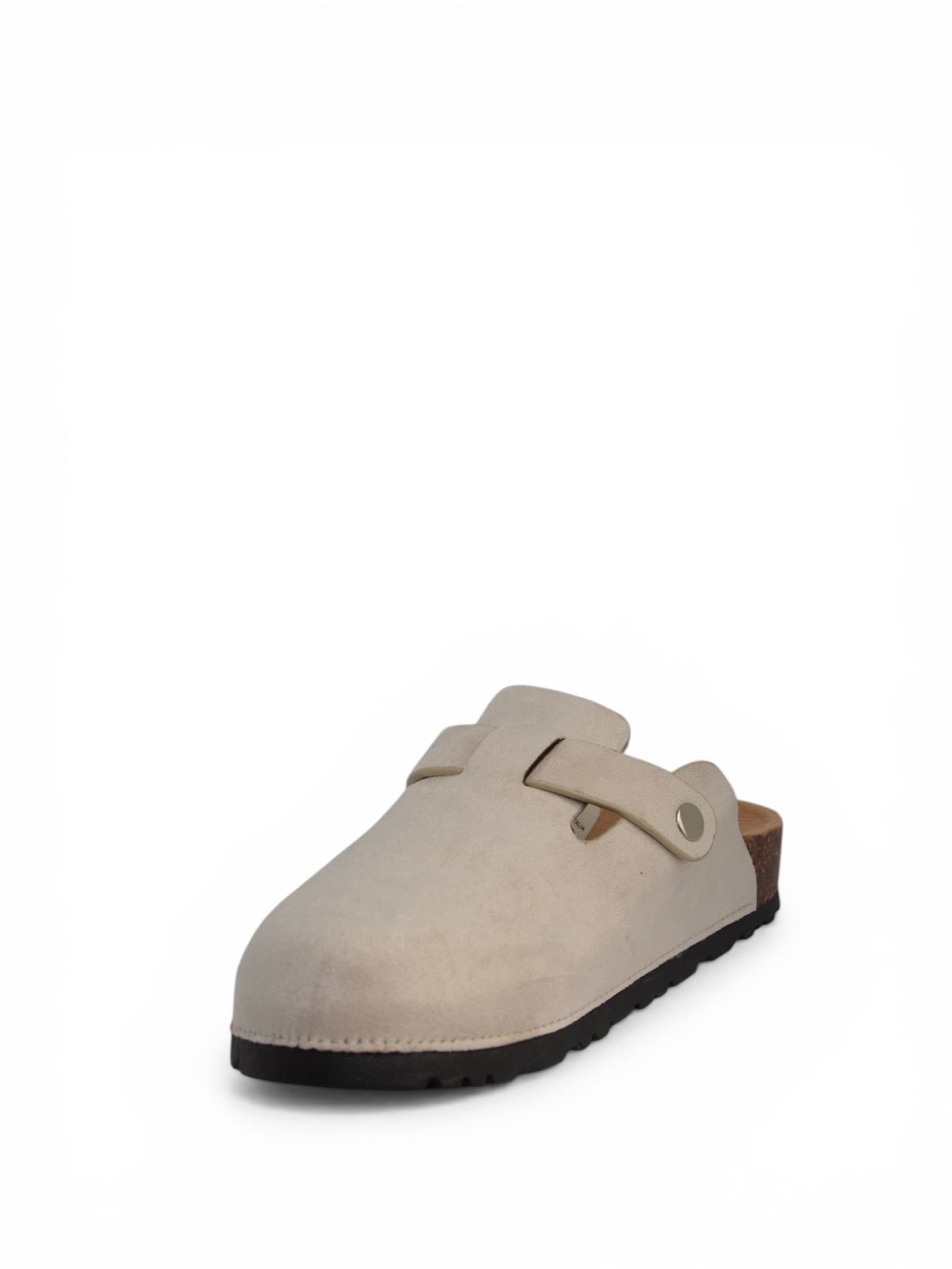 Klapki eko-zamsz BEŻOWE