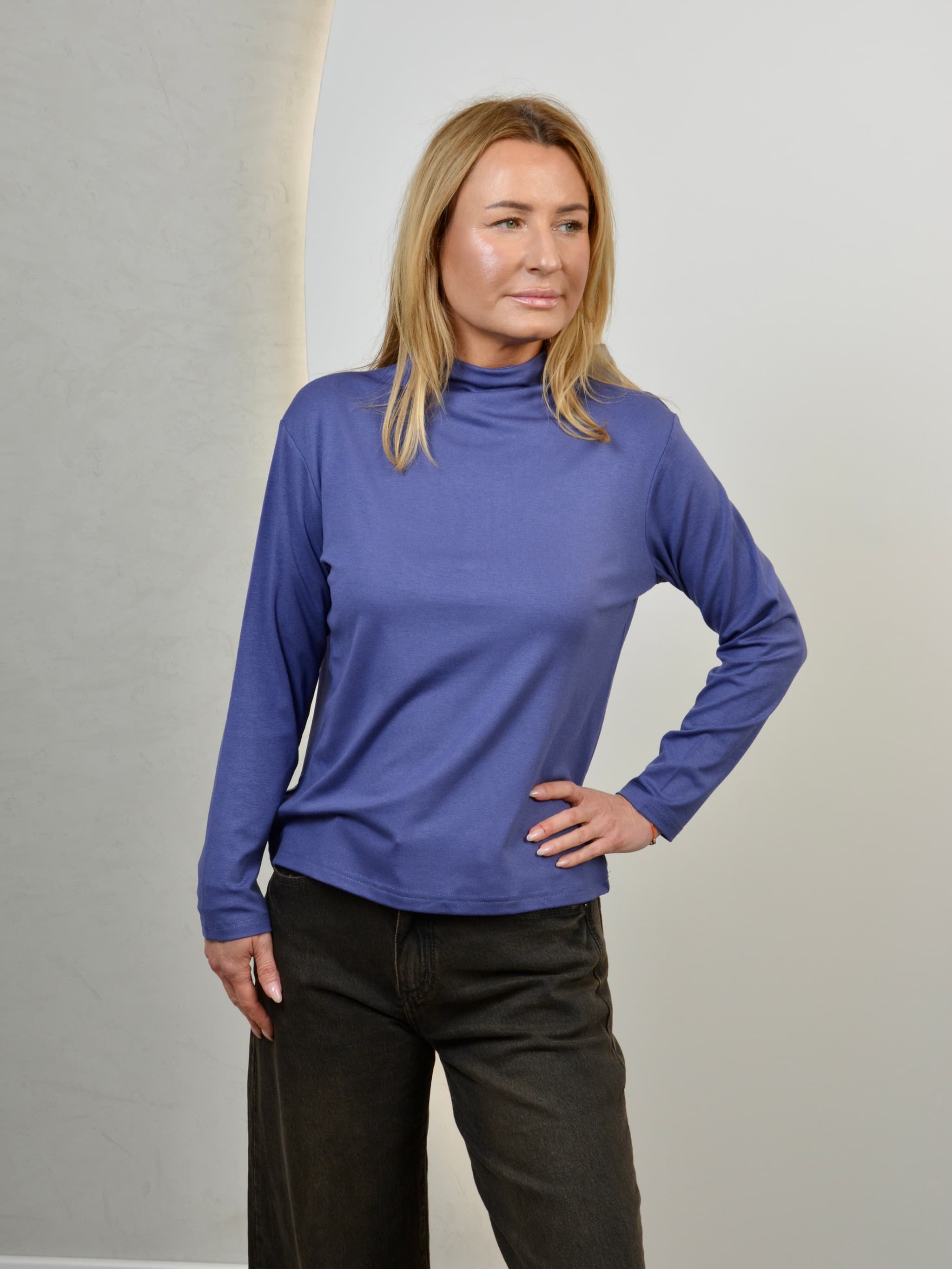 Półgolf longsleeve