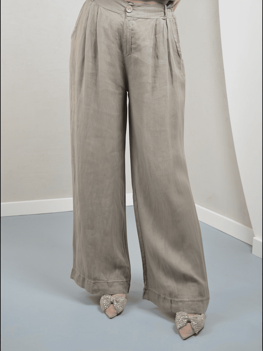 Spodnie lniane