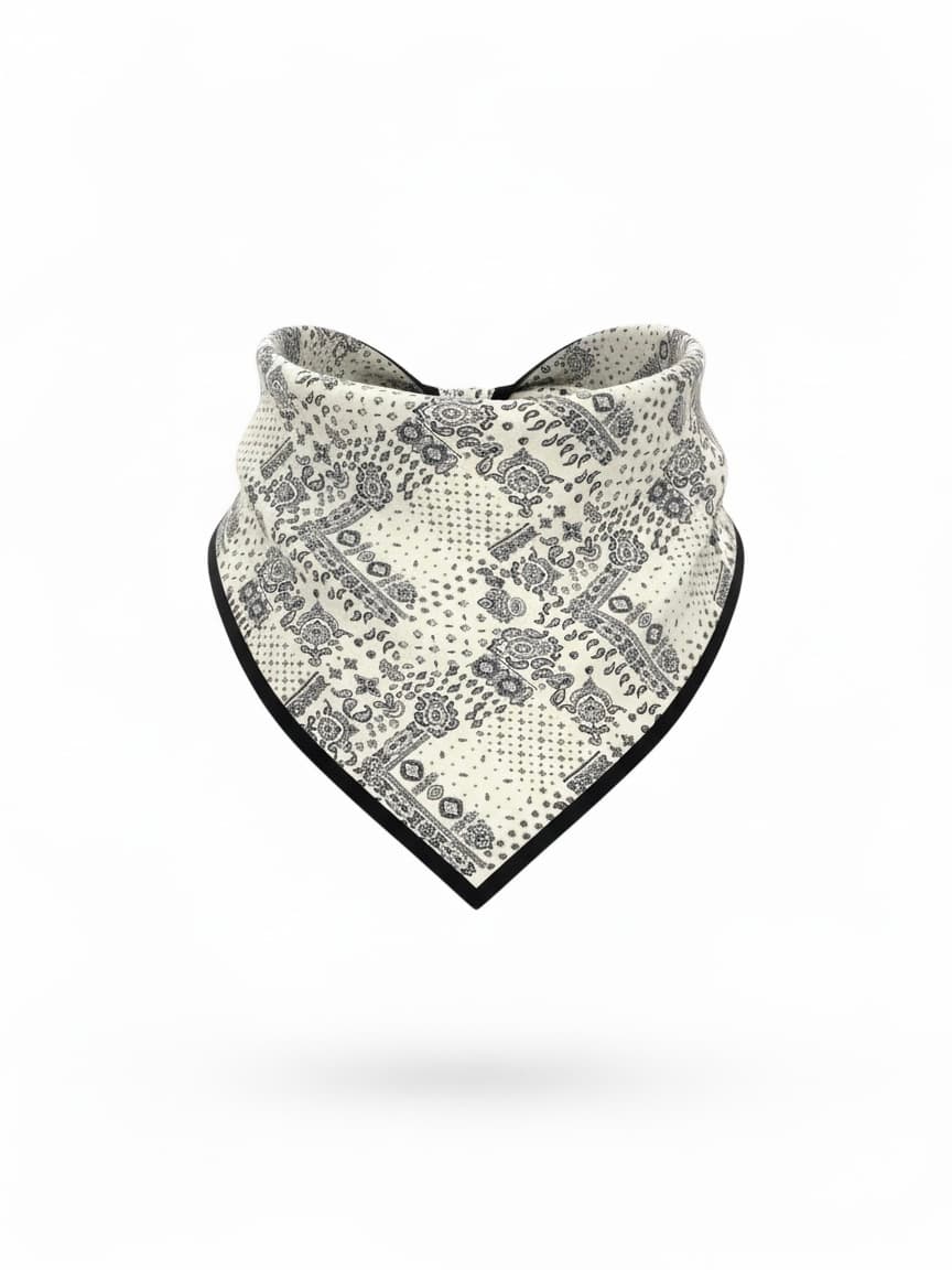 Gawroszka trójkątną z motywem bandana