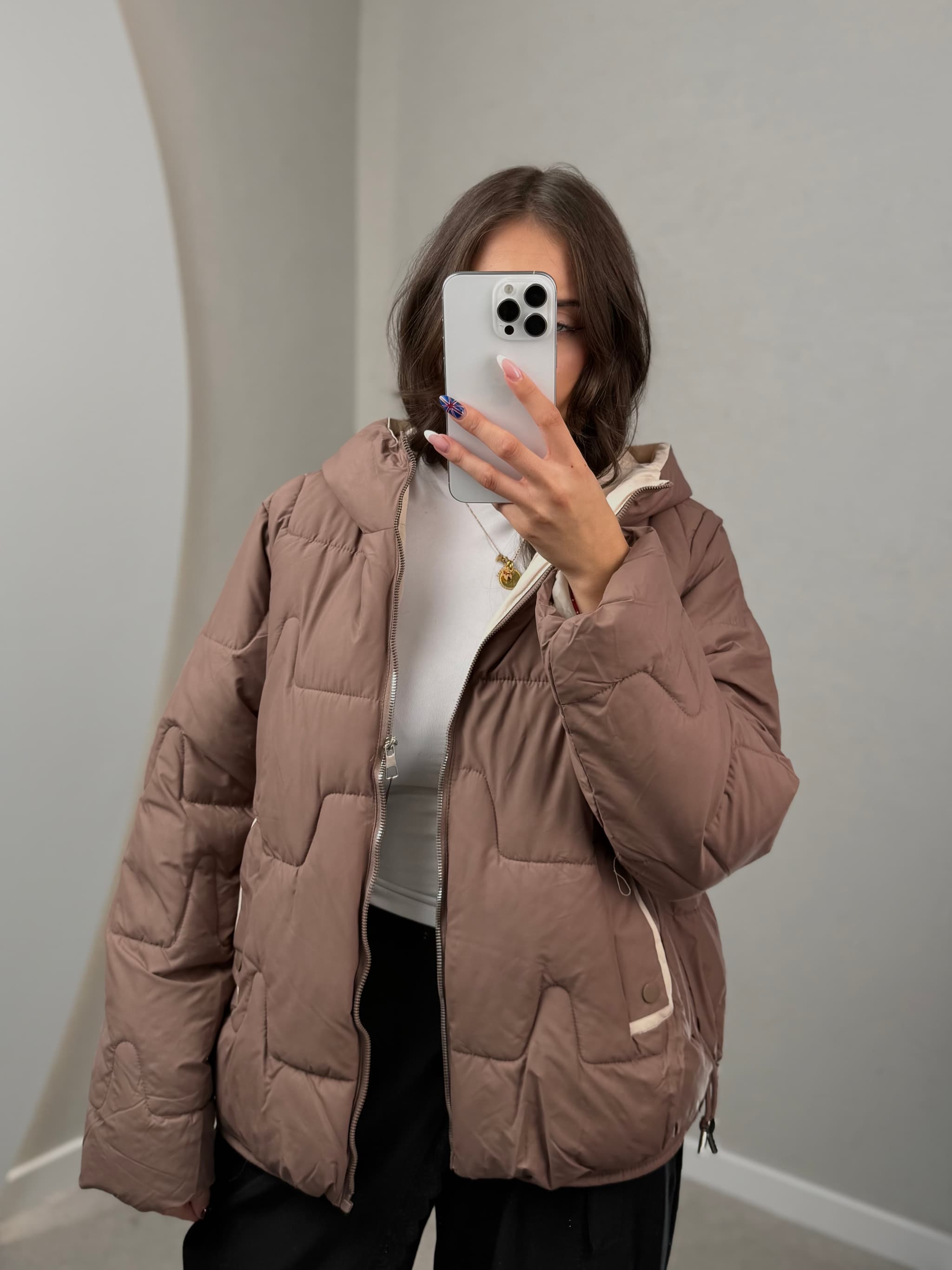 Kurtka bombka VANESSA ze ściągaczem krótka