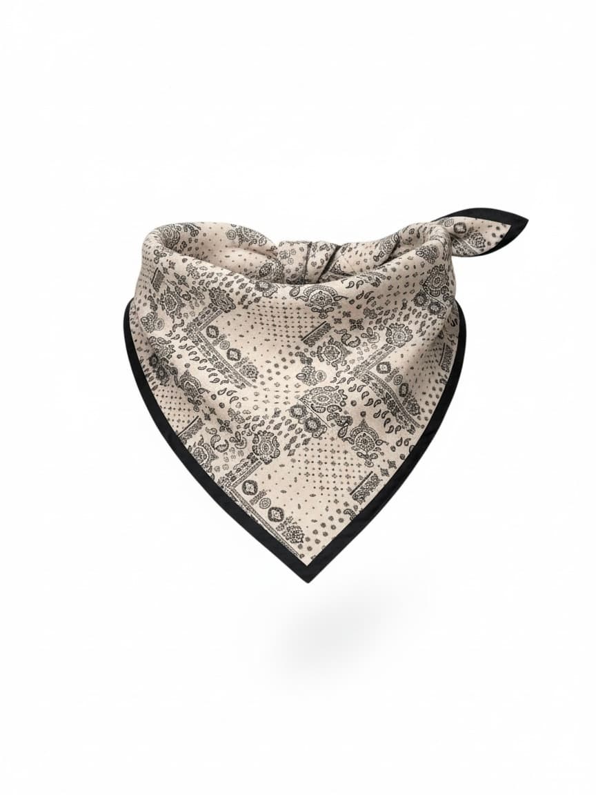 Gawroszka trójkątną z motywem bandana