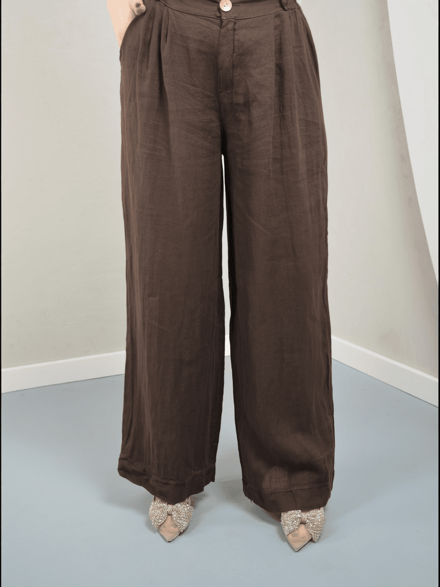 Spodnie lniane