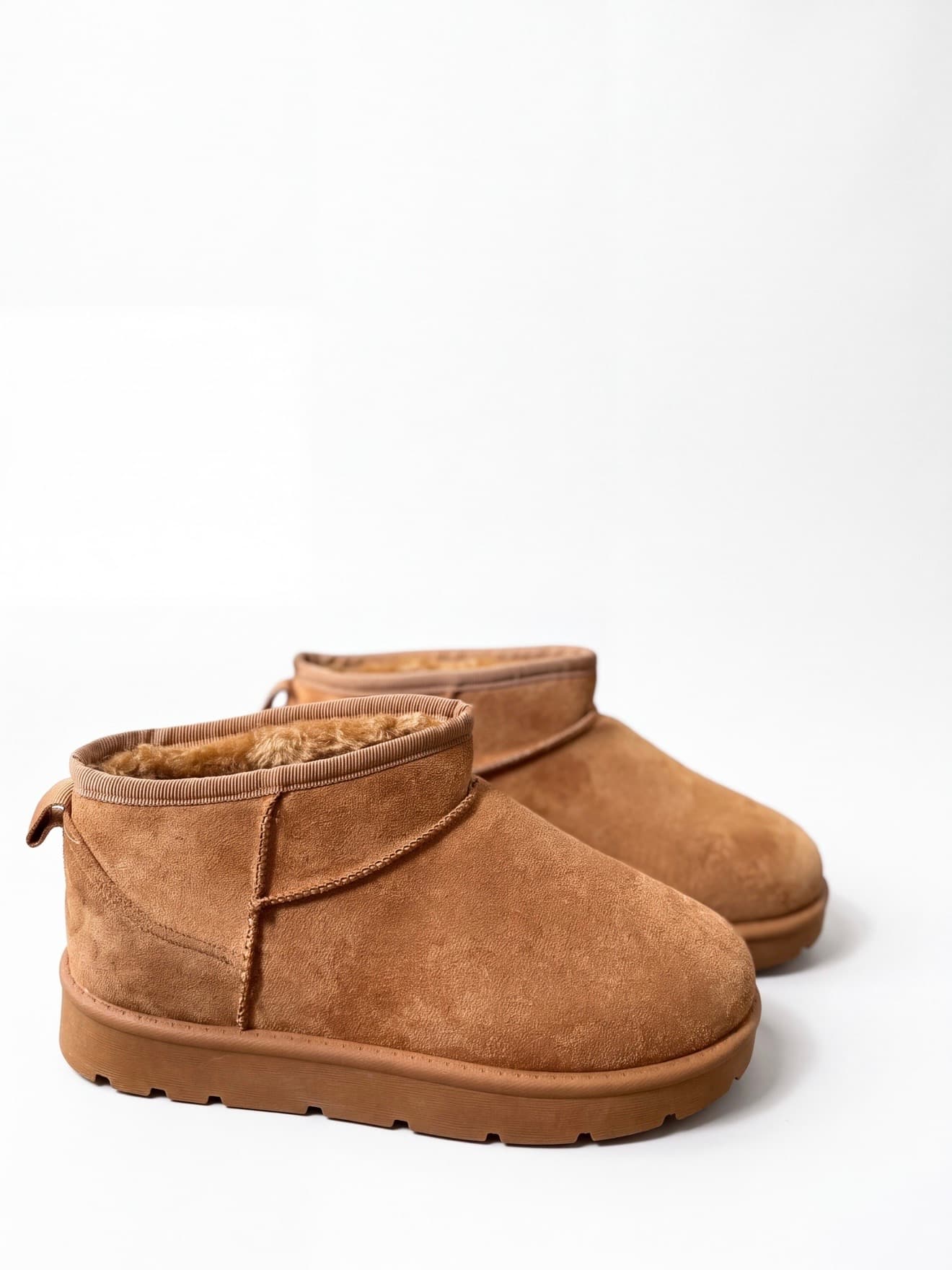 Buty zamszowe śniegowce KAMEL