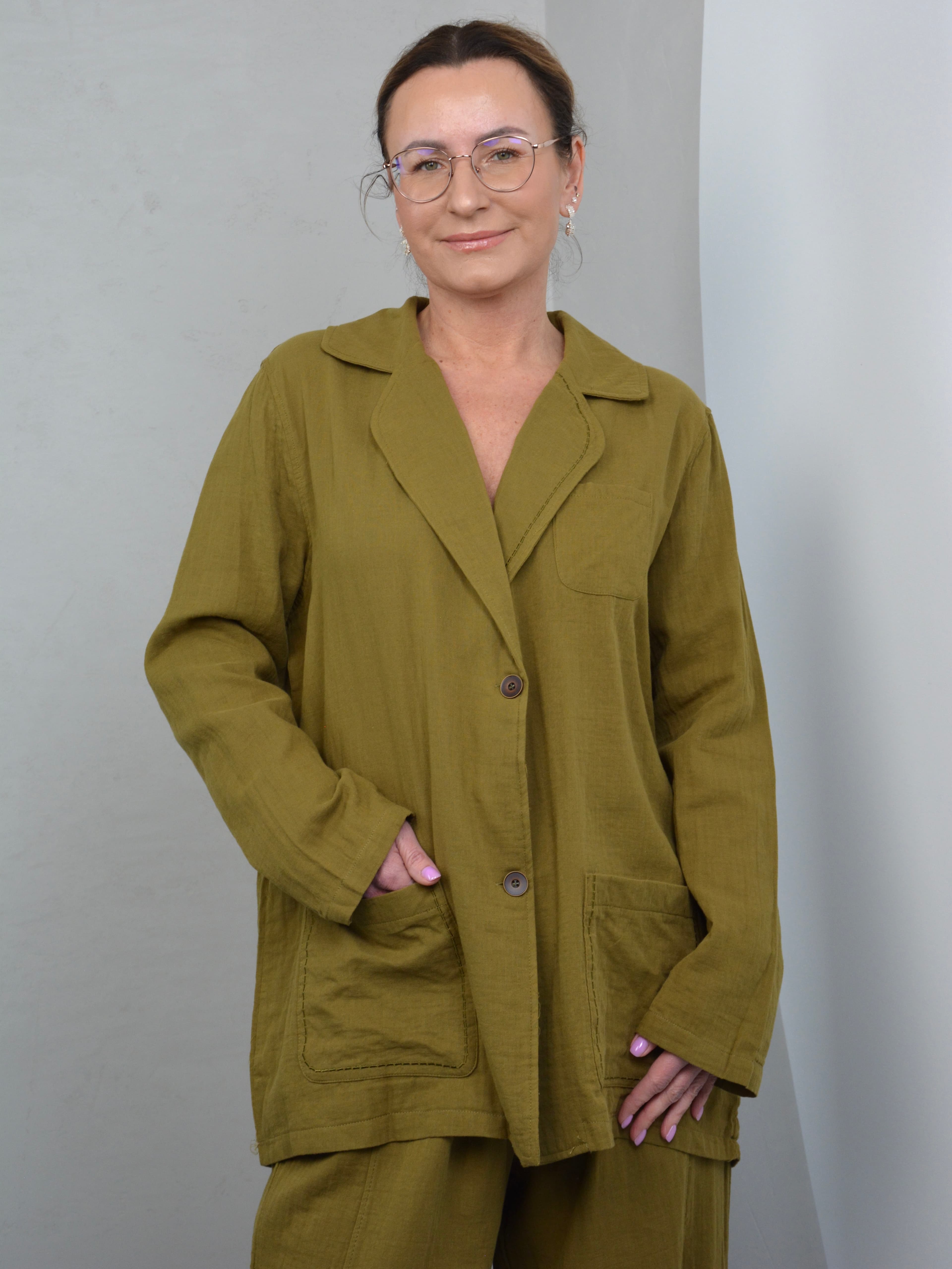 Marynarka z bawełny