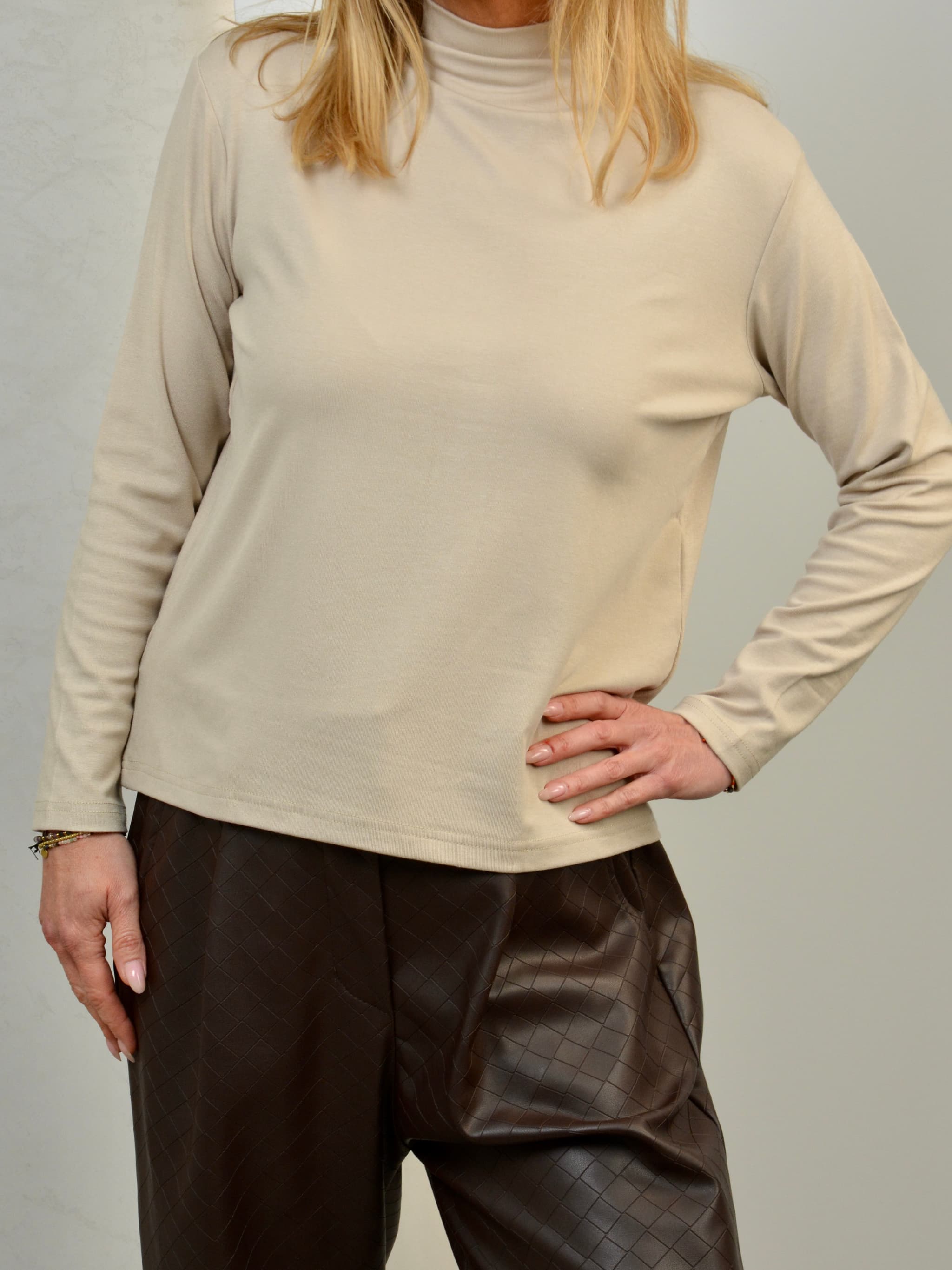Półgolf longsleeve