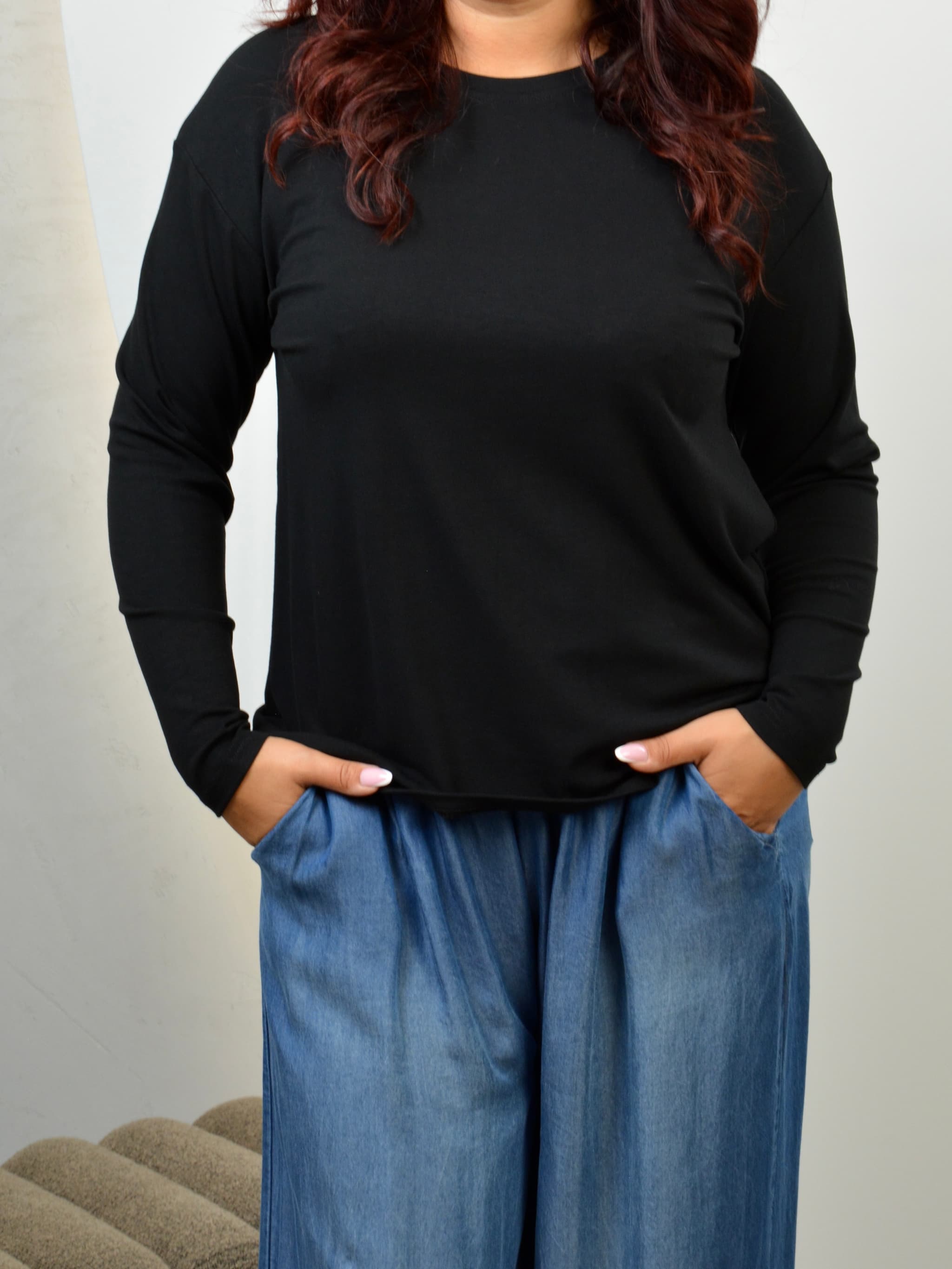 Longsleeve gładki